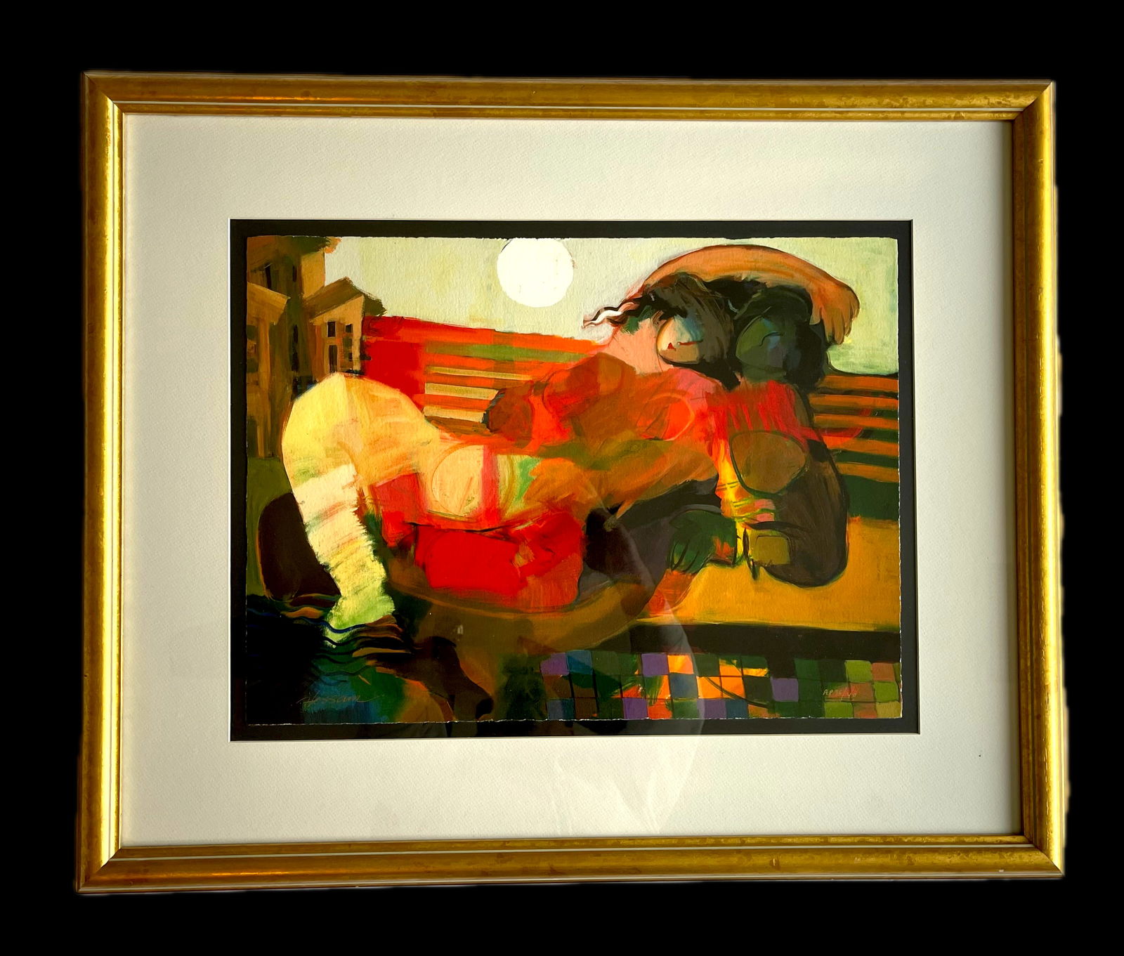 Hessam Abrishami, Original Serigraph signed/numbered "Spring Affair": NO RESERVE Item Details Artist: Hessam Abrishami Title: Spring Affair Year: unknown Dimensions: (framed) 32 x 26 1/2 inches Edition: AP #36 of 40 Framed: yes Medium: Serigraph Condition: Excellent D