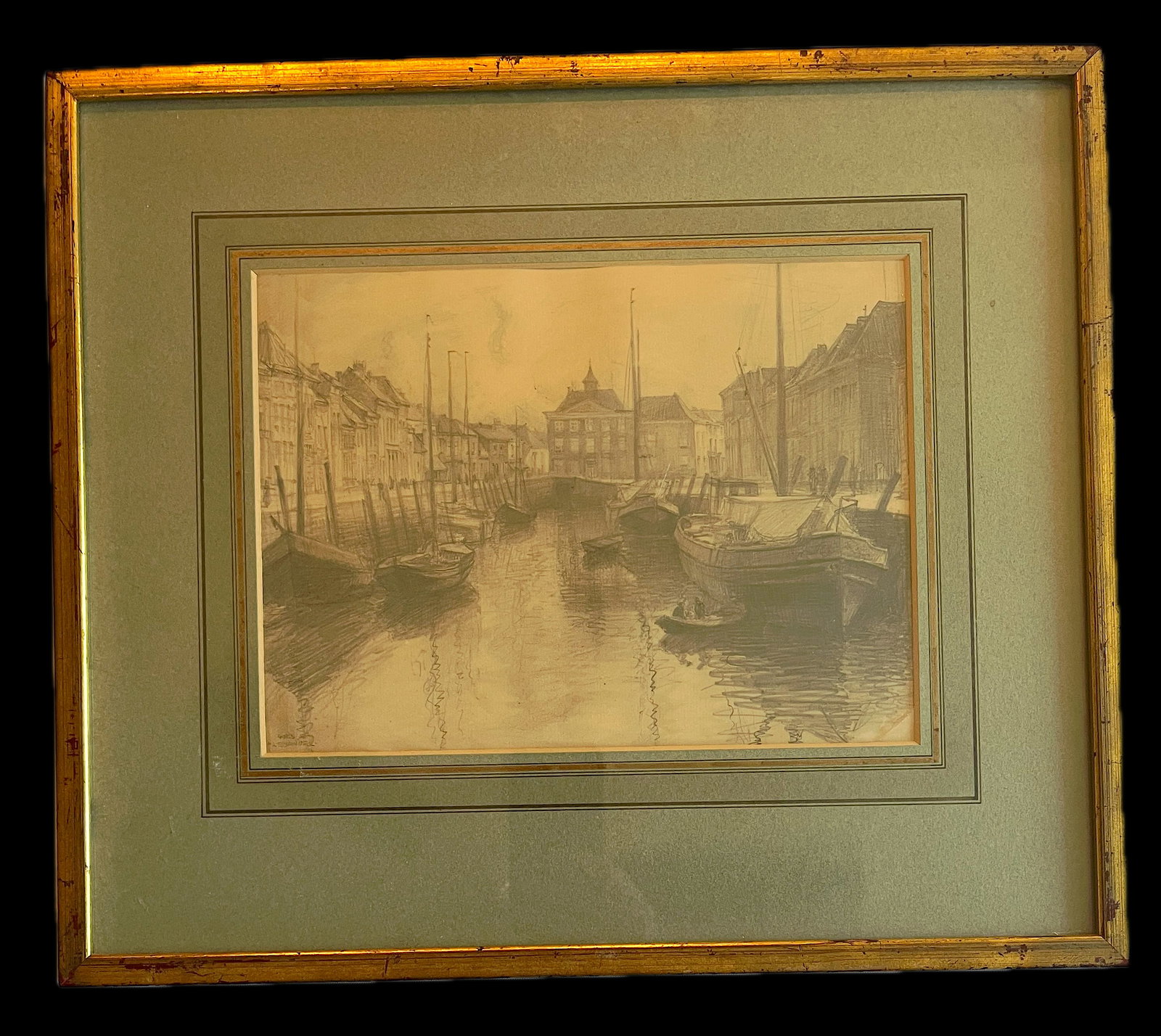 Frank L Emanuel (British, 1865-1948) ORIGINAL sketch: NO RESERVE Item Details Artist: Frank L Emanuel Title: untitled Year: unknown Dimensions: (framed) 15 x 17 1/2 in. Edition: ORIGINAL Framed: yes Medium: sketch, drawing on paper Condition: Good S