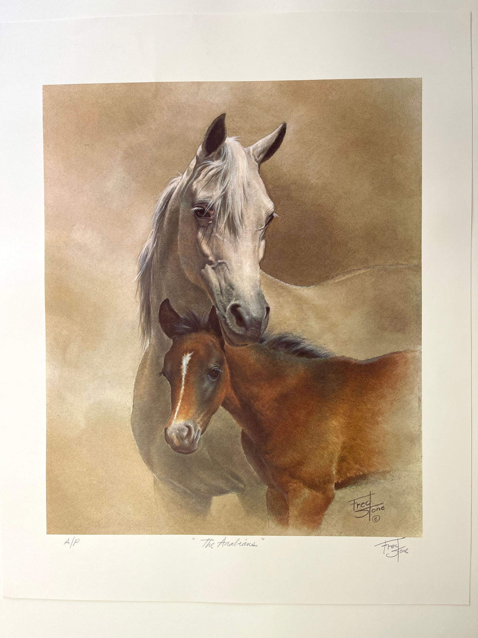 Fred Stone (American b.1930)  Signed/numbered, Lithograph "The Arabians" (1 of 5)