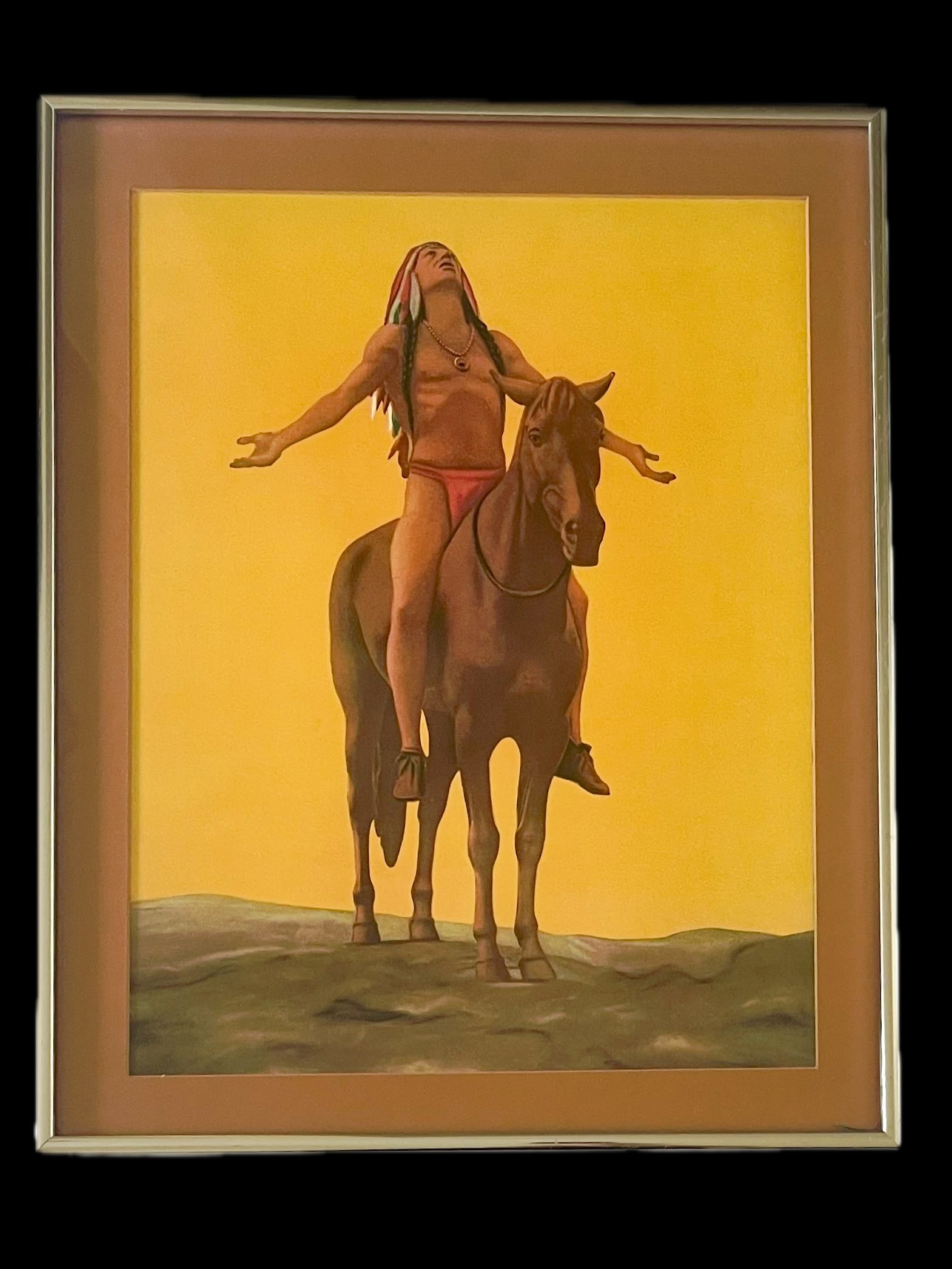 Cyrus Dallin lithograph "Appeal to the Great Spirit" (1 of 3)