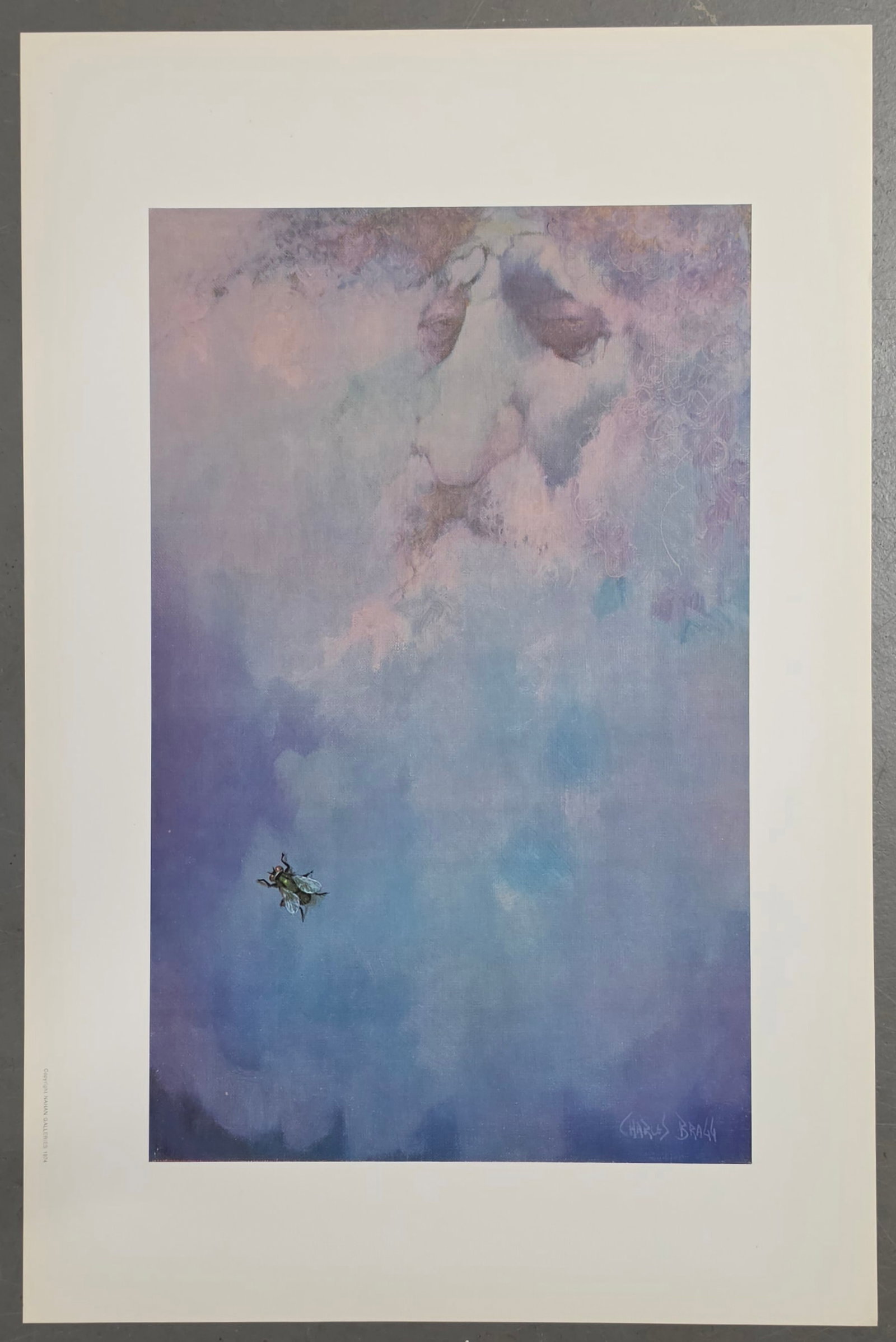 CHARLES BRAGG Offset Lithograph "Beloved Father" (1 of 7)