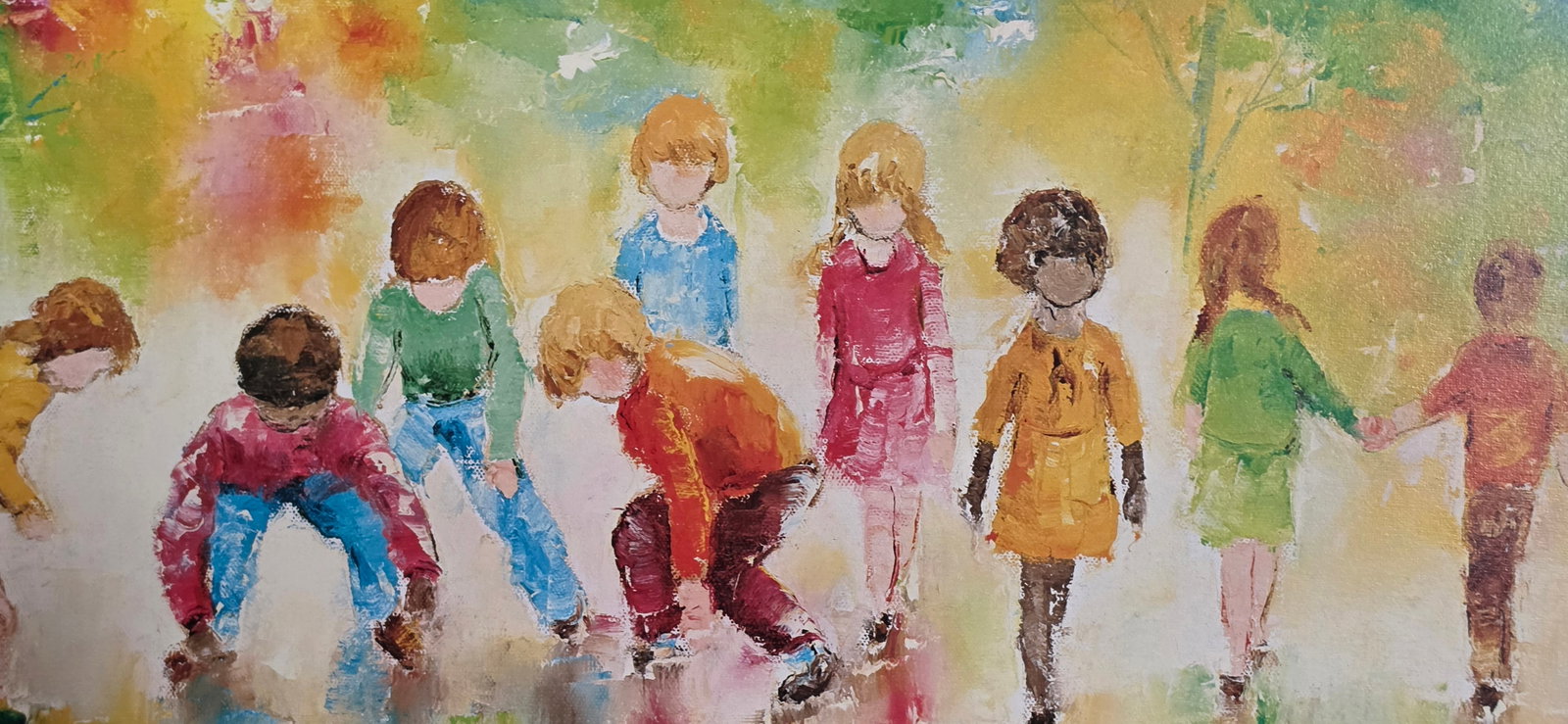 HILDA RINDOM Offset Lithograph "Marbles" - 7