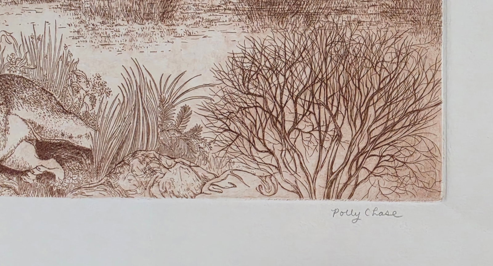 POLLY CHASE Etching "Pride" - 6