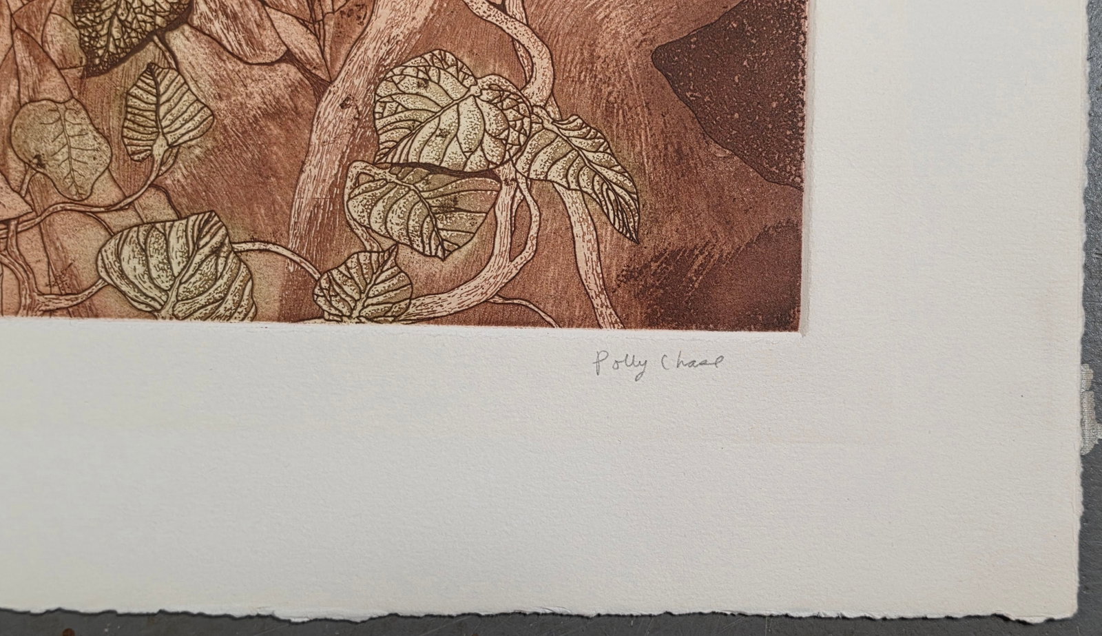 POLLY CHASE Etching "Turkey" - 5