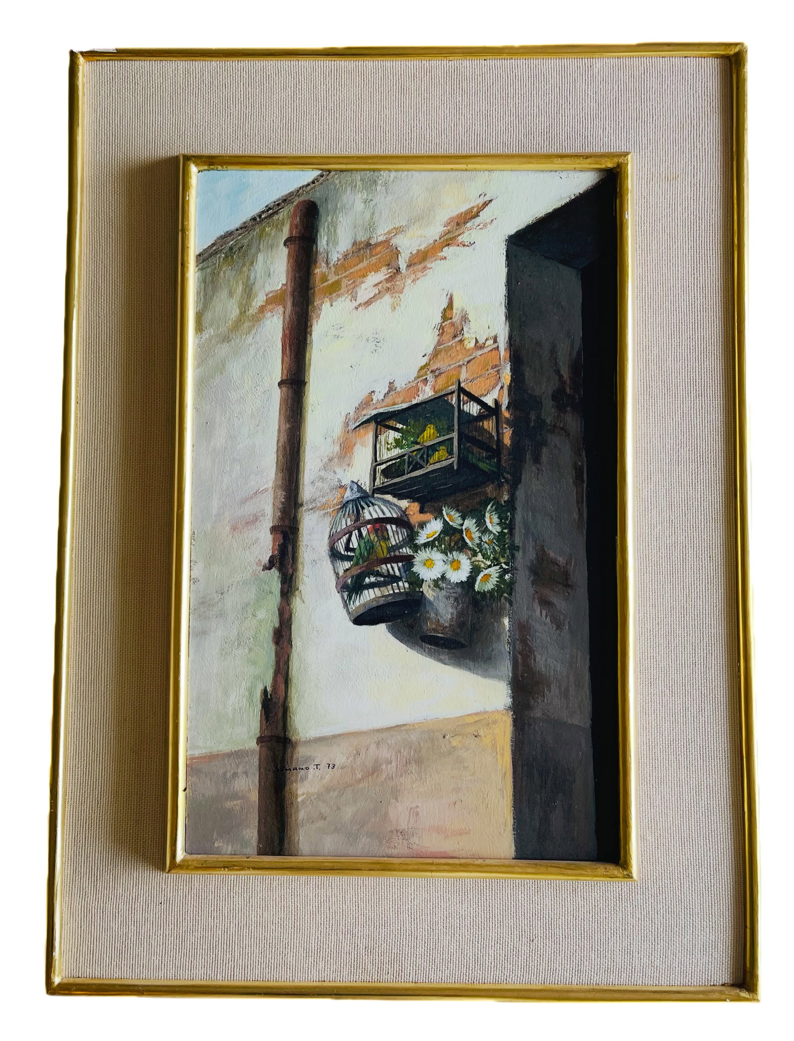 Jose Samano Torres (Mexican 1942-) ORIGINAL acrylic on board (1 of 5)