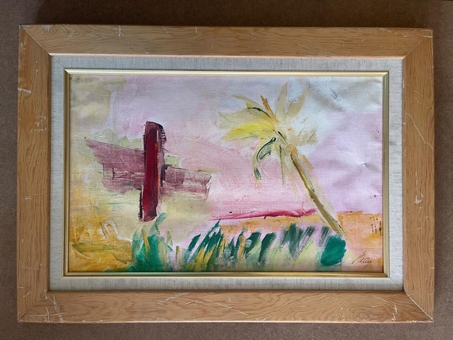 Phil Kelly (Irish, 1950-2010) ORIGINAL, Oil on Canvas, "Landscape": NO RESERVE Item Details Artist: Phil Kelly Title: Landscape Year:unknown Dimensions: 12 x 8 in. Edition: Original Framed: yes Medium: Oil on Canvas Condition: Good Shipping: This item will ship f