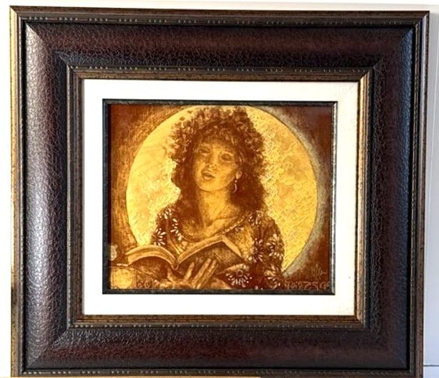 Peter Nixon (British b.1956) signed/numbered "Casta Diva": NO RESERVE Item Details Artist: Peter Nixon Title: Casta Diva Year: unknown Dimensions: 21 1/4 x 19 in. Edition: signed/numbered Framed: Yes Medium: Dye Sublimation on Wood Condition: New/Excellent S
