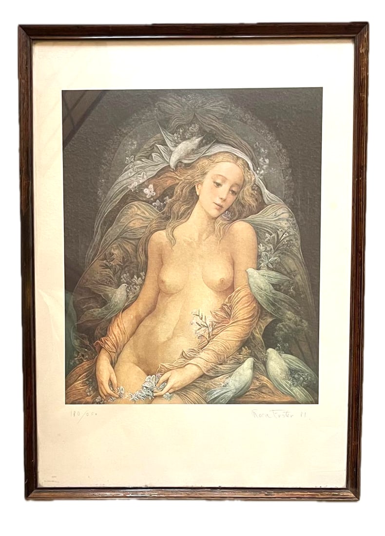 Joan Miguel Roca Fuster, Litograph numbered 180/250, Hand Signed: NO RESERVE Item Details Artist: Joan Miguel Roca Fuster Title: "Madonna" Year: unknown Dimensions: (framed) 33 x 29 inches Edition: Limited Edition 180/250 Framed: yes Medium: Litograph Condition: goo