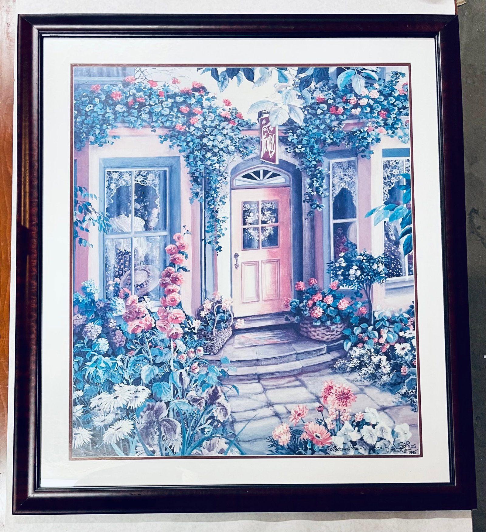 Susan Rios (American b 1950) Signed serigraph "Fionas" (1 of 5)