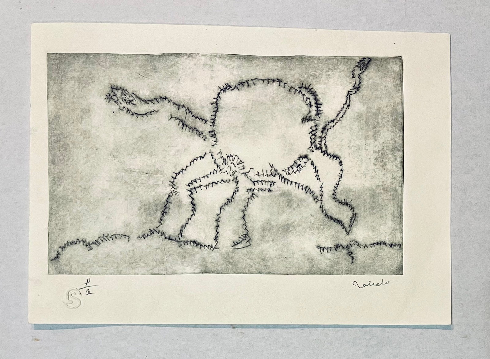 Francisco Toledo, (1940-2019), Hand Signed, Aguafuerte Etching, P.A. "Turtle" (1 of 5)