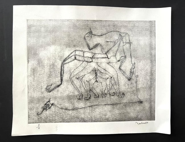 Francisco Toledo, (1940-2019), Hand Signed, Aguafuerte Etching, P.A. "Scorpion" (1 of 5)