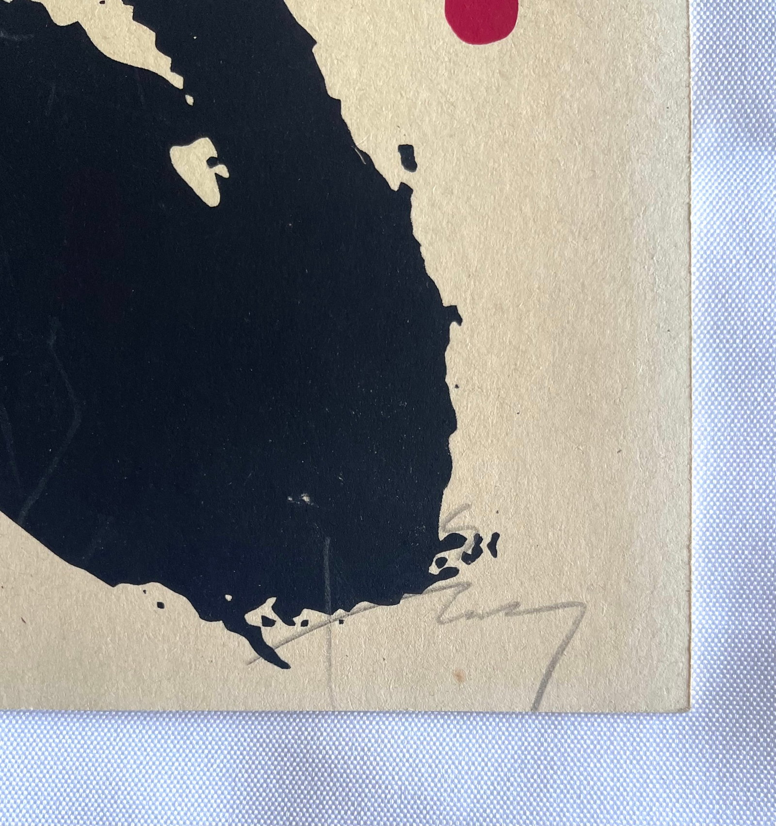Antoni Tapies, signed Litograph "Abstract Composition" - 2