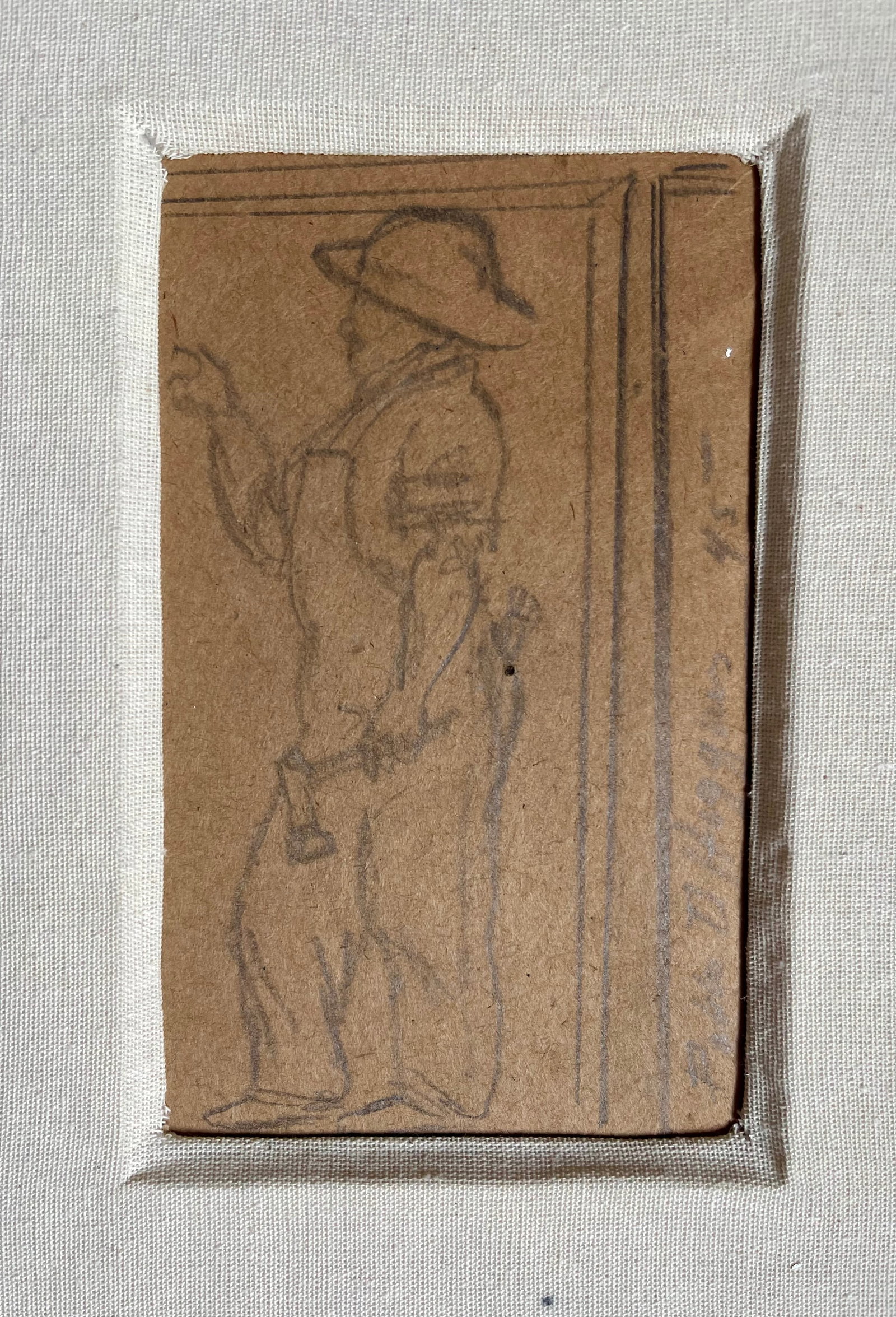Pablo O'Hggins ORIGINAL pencil on paper "Worker with Overall" signed 1945: NO RESERVE Item Details Artist: Pablo O'Higgins Title: Male Character Year: unknown Dimensions: 6.5 x 3.75 in. Edition: signed/numbered Framed: no Medium: pencil on paper Condition: Very good