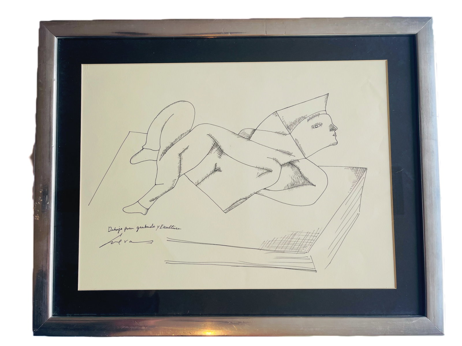 Jose Luis Cuevas, Ink on Paper, "Proyecto Escultura" (1 of 6)