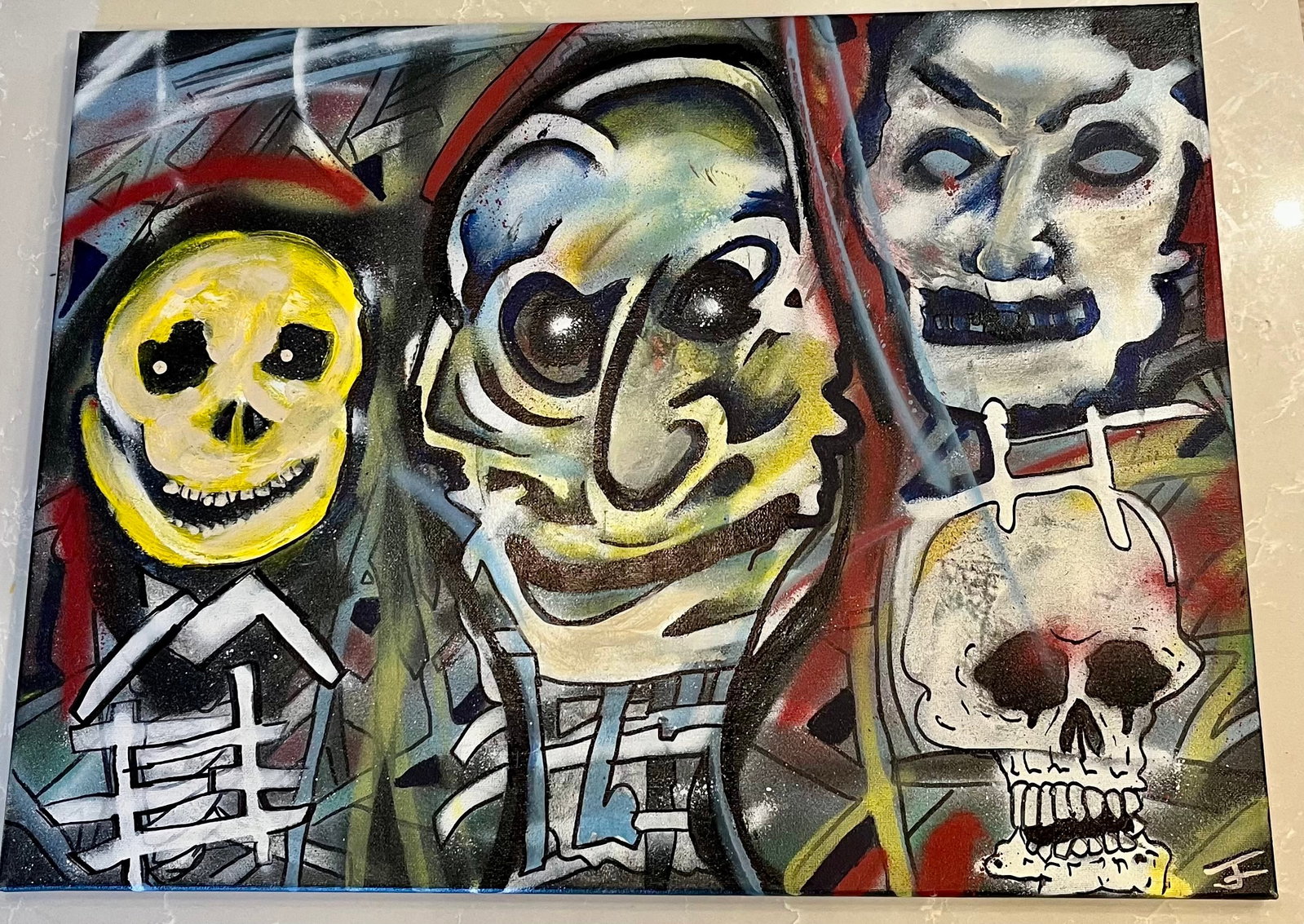 Justin Frankfather, ORIGINAL oil on canvas. Stunning! "The Crew": NO RESERVE Item Details Artist: Justin Frankfather Title: The Crewl Year: 2025 Dimensions: (unframed)24 x 16 inches Framed: no Medium: Oil on Canvas Condition: excellent Shipping: This item will ship 