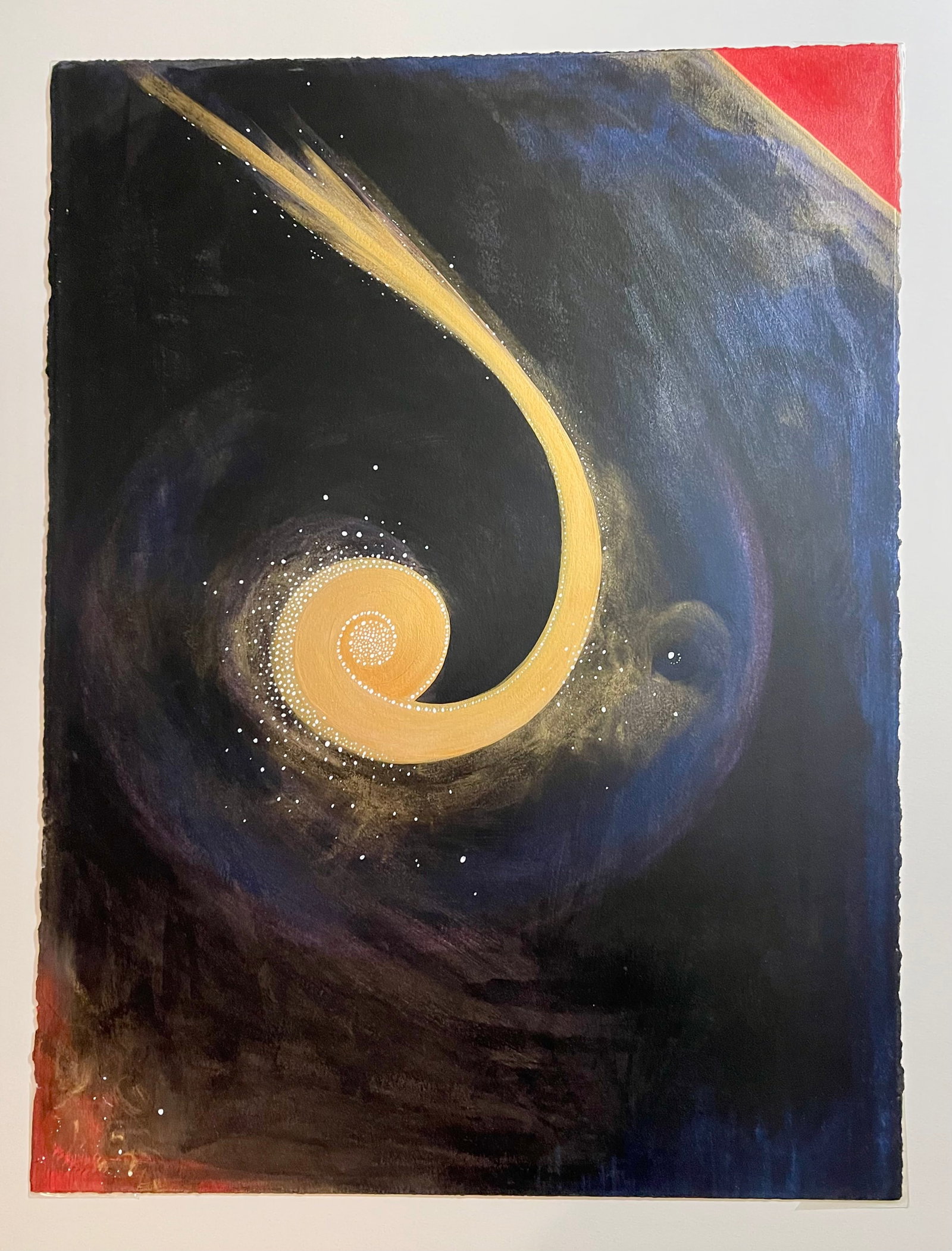 Robin Pruit, ORIGINAL abstract, acrylic on paper, "Robins Healing" (1 of 4)