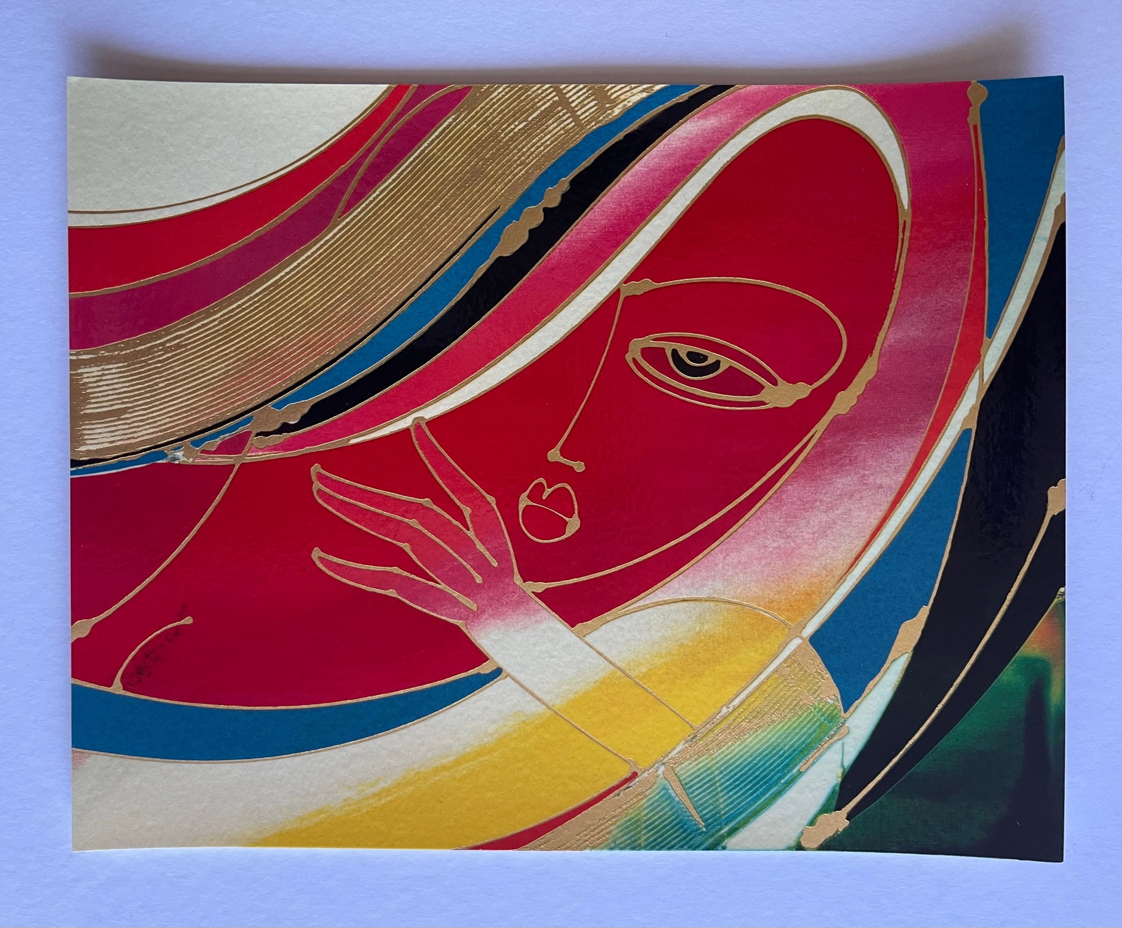 Martiros Manoukian (Armenian b1947-) Serigraph/Gold Embellished "Rage of Love": NO RESERVE Item Details Artist: Martiros Maroukian Title: Rage of Love Year: unknown Dimensions: (framed) 17 1/4 x 14 1/4 inches Edition: Serigraph-Gold Embellished Framed: yes Medium: Serigraph-Gold 