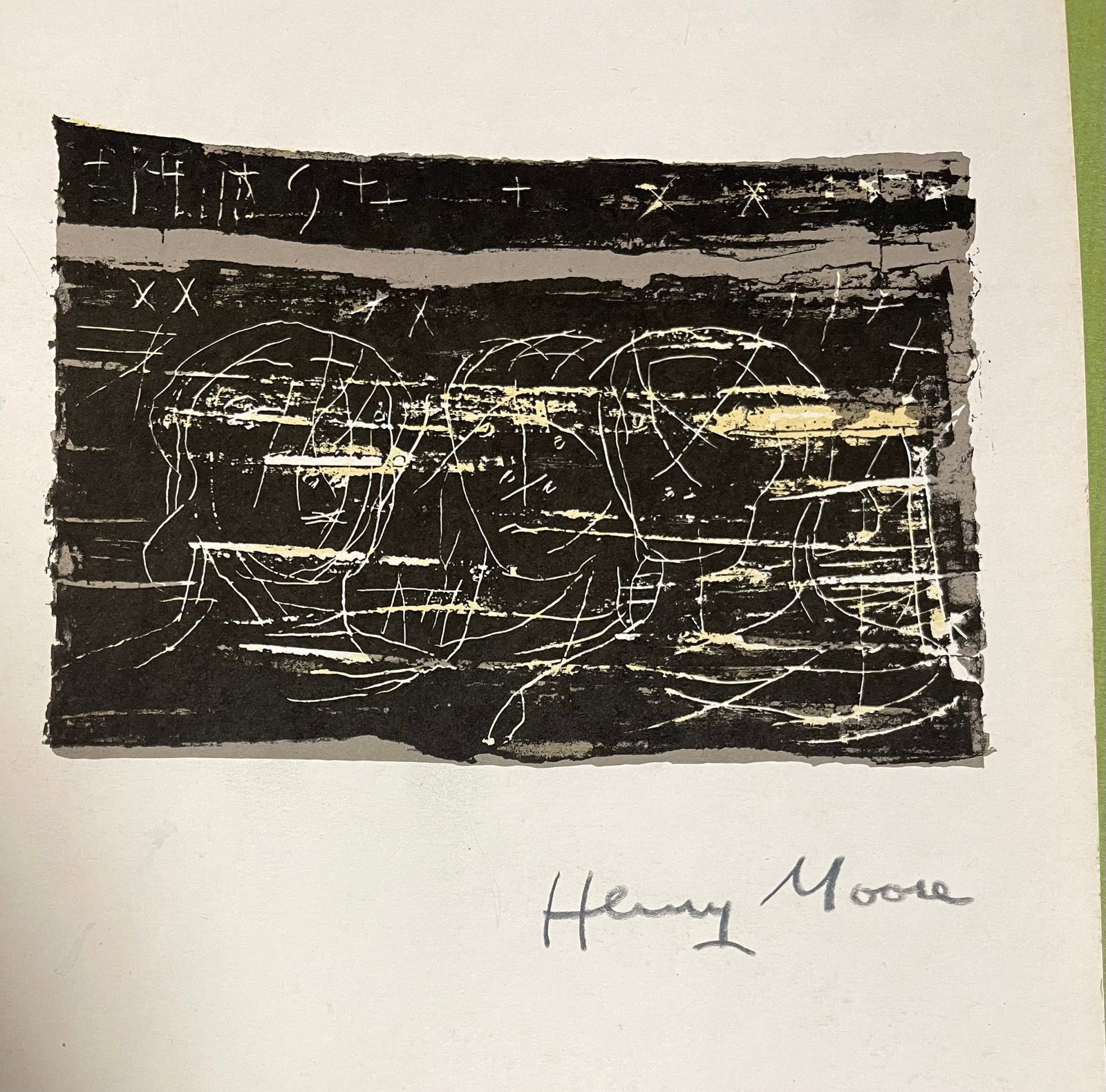 Henri Moore (1898- 1986) Original 1979 Lithograph. (1 of 3)