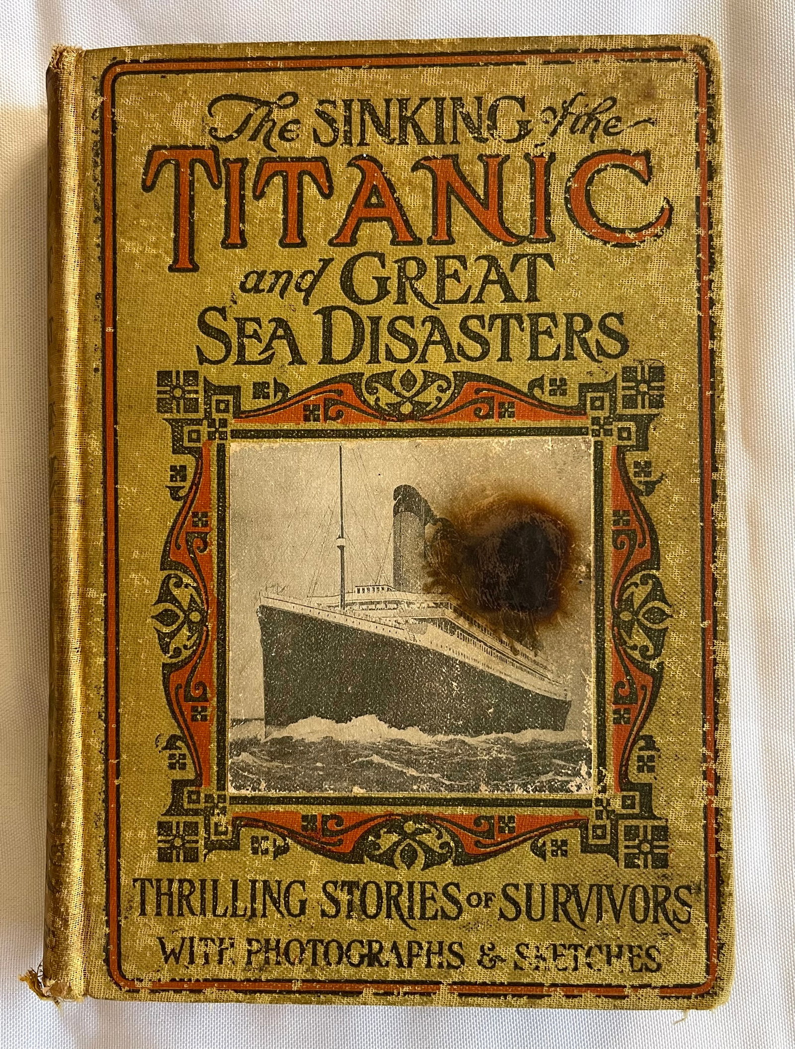 The Sinking of the TITANIC BOOK, printed 1912: NO RESERVE Item Details Shipping: In House, $15 within the Cont. USA Printed in 1912 - The Sinking of the Titanic, "The world's greatest sea disaster". Special Edition. Thrilling stories of survivors 