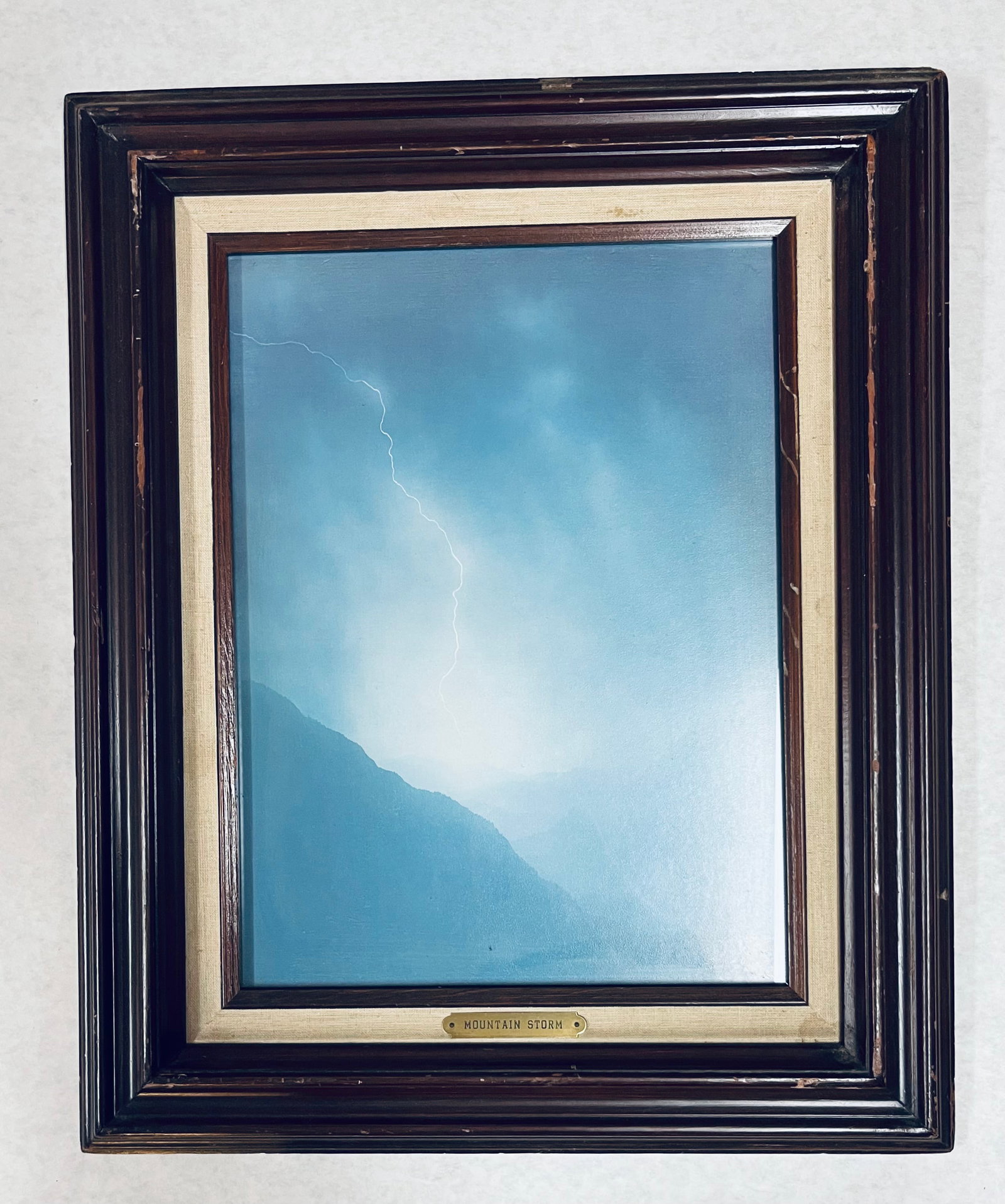 James Fields, Signed, Photomechanical Print "Mountain Storm" (1 of 5)