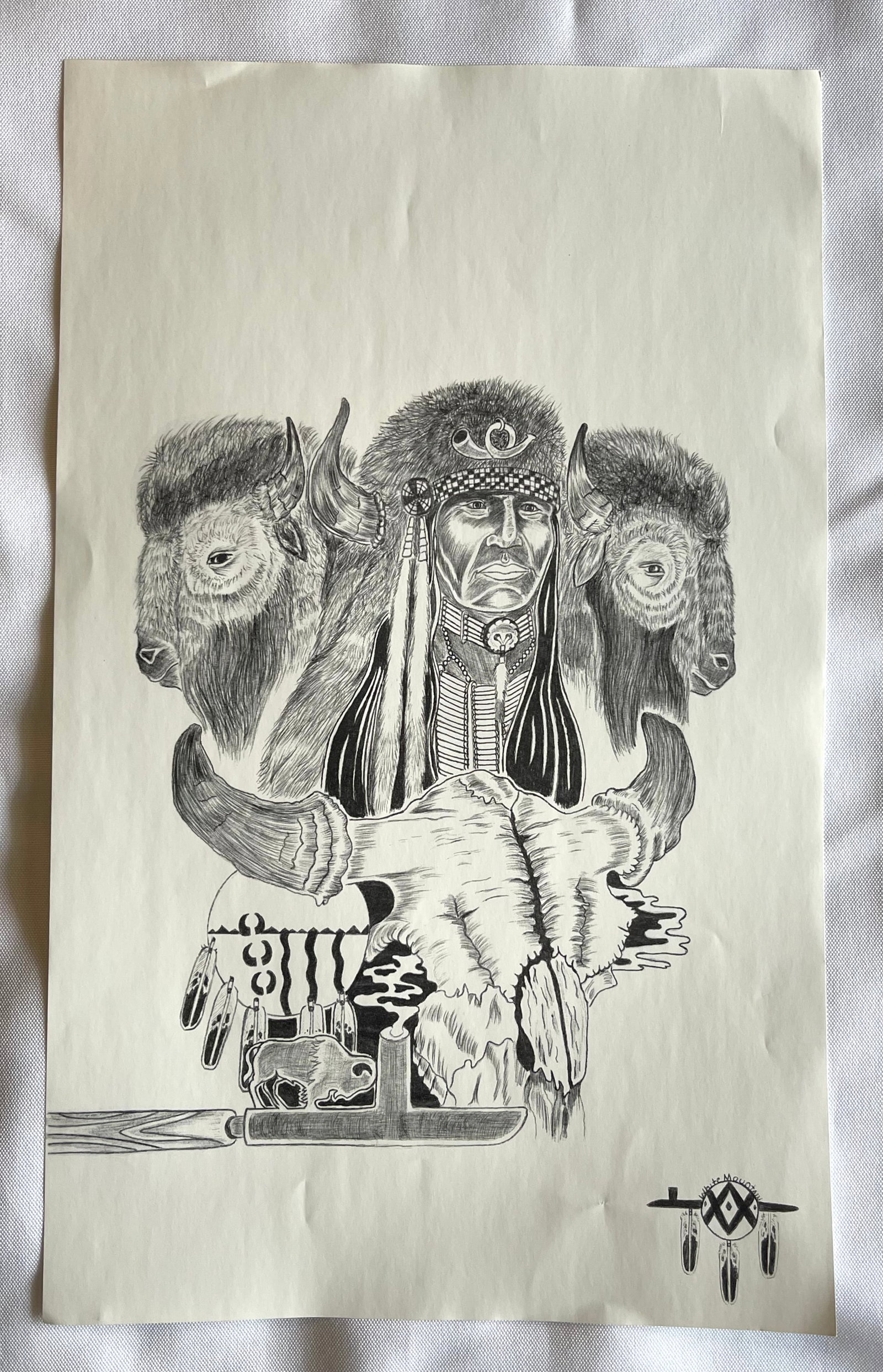 Tony White Mountain - 3 Prints Total- Very hard to find.: NO RESERVE Item Details Artist: Tony White Mountain Title: Unknown Year: unknown Dimensions: Each print measures 16 x 9.5 in. Edition: Prints Framed: no Medium: Print Condition: Excellent Sh
