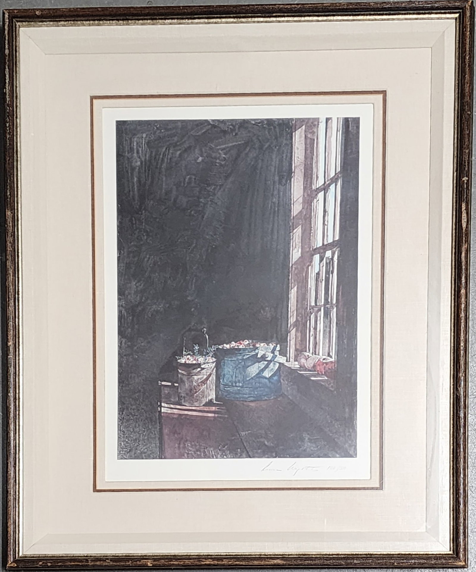 Andrew Wyeth (1911-2017) Original Collotype Cranberries1981: NO RESERVE Item Details Artist: Andrew Wyeth Title: Cranberries Year: 1981 Dimensions: 29 x 23 in. Edition: 300 Framed: yes Medium: Collotype Condition: Very good to Excellent Shipping: This item