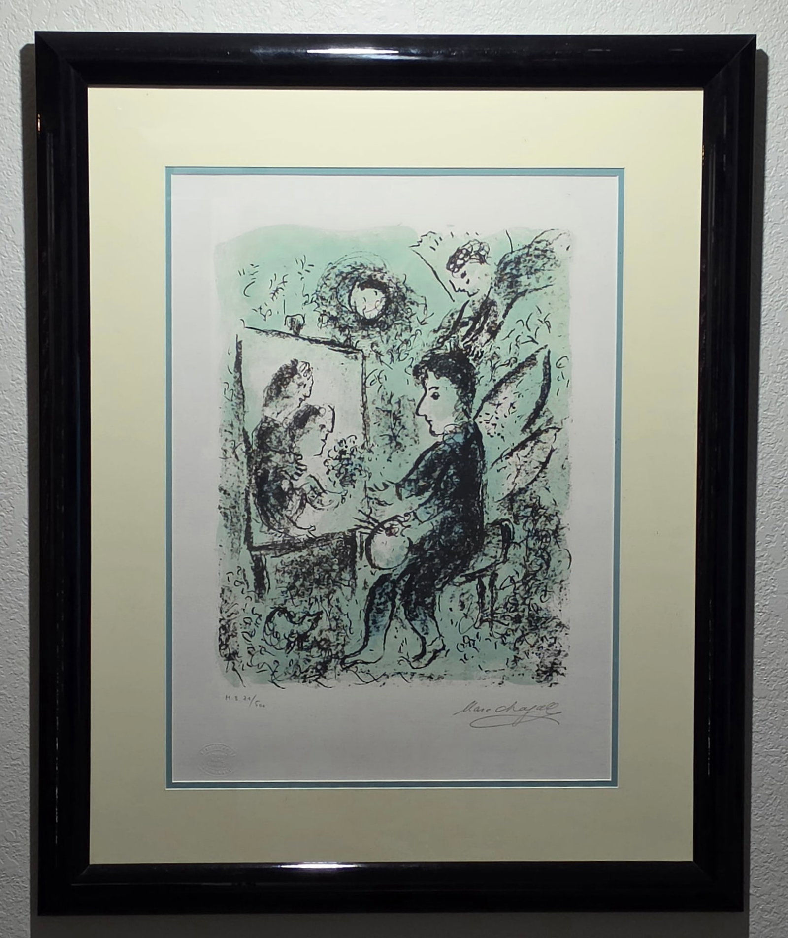 Marc Chagall, (1887-1985) Original Lithograph - Towards Another Light (1 of 10)