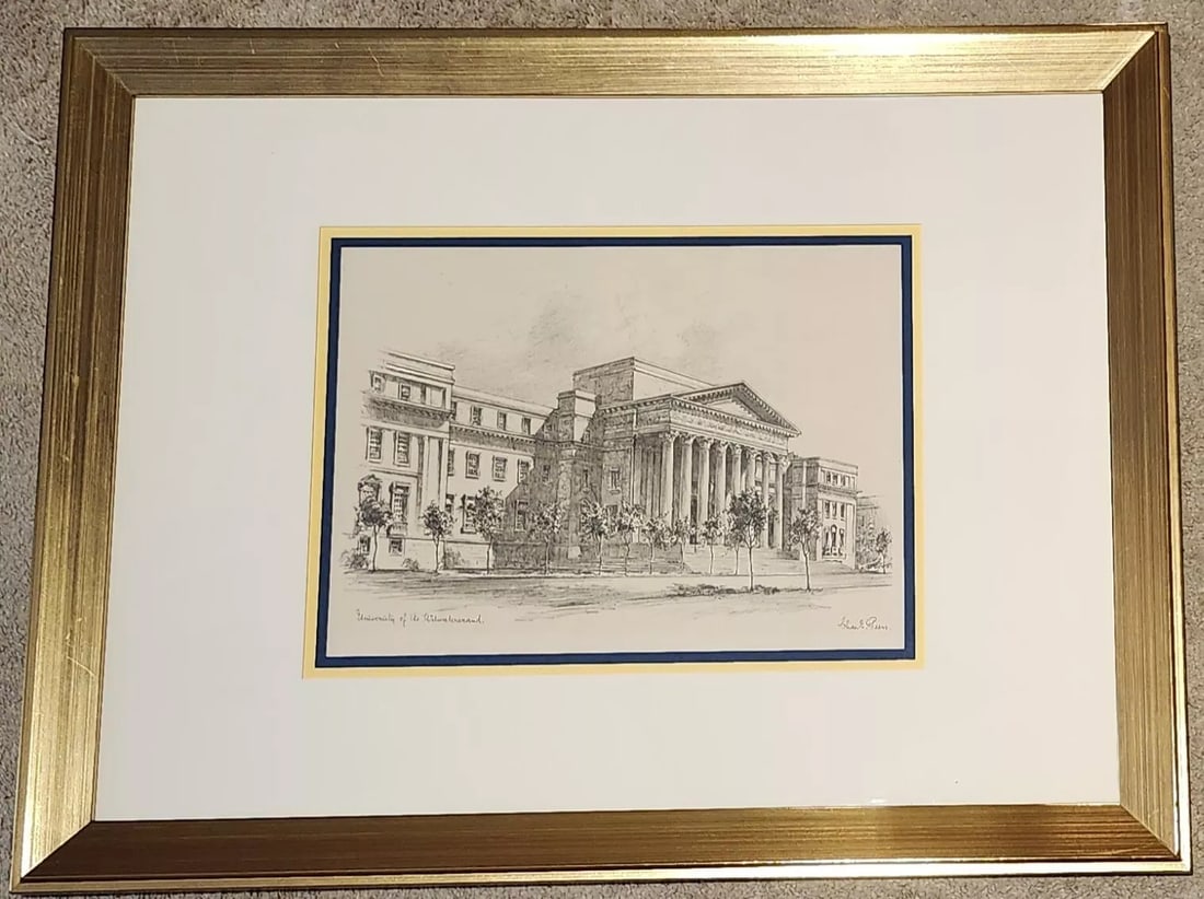 Charles Ernest Peers, drawing of University Witwatersrand, S.A. (1 of 7)