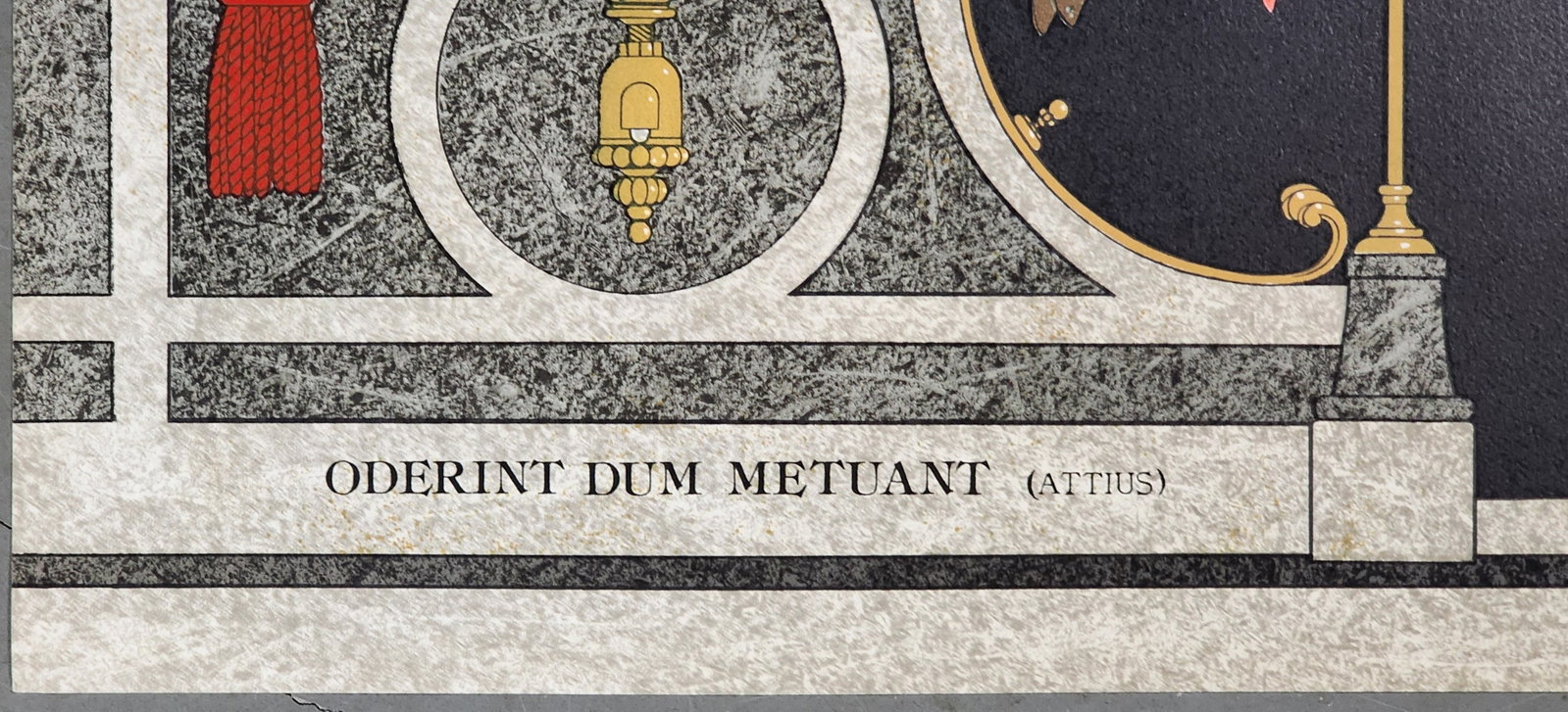 Philippe Noyer - Original Lithograph - Oderint Dum Metuant - 7