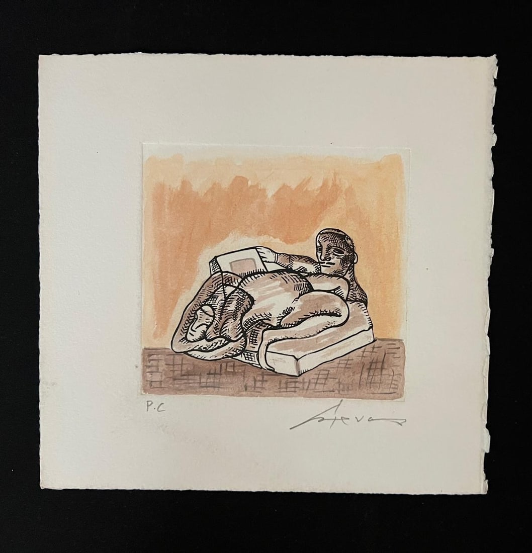 Jose Luis Cuevas (Mexican, 1934-2017) Etching on Paper "The Dreams" (1 of 6)