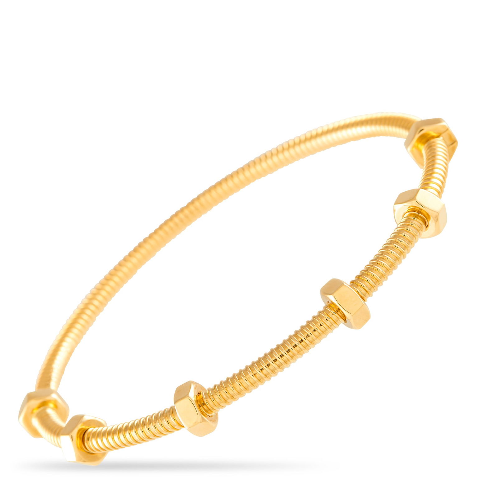 Cartier Ecrou de Cartier 18K Yellow Gold Bracelet Size 18 CA01-021725 (1 of 3)