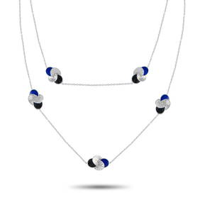 CARTIER Paris Nouvelle 18K White Gold 3.0ct Diamond Necklace (1 of 5)