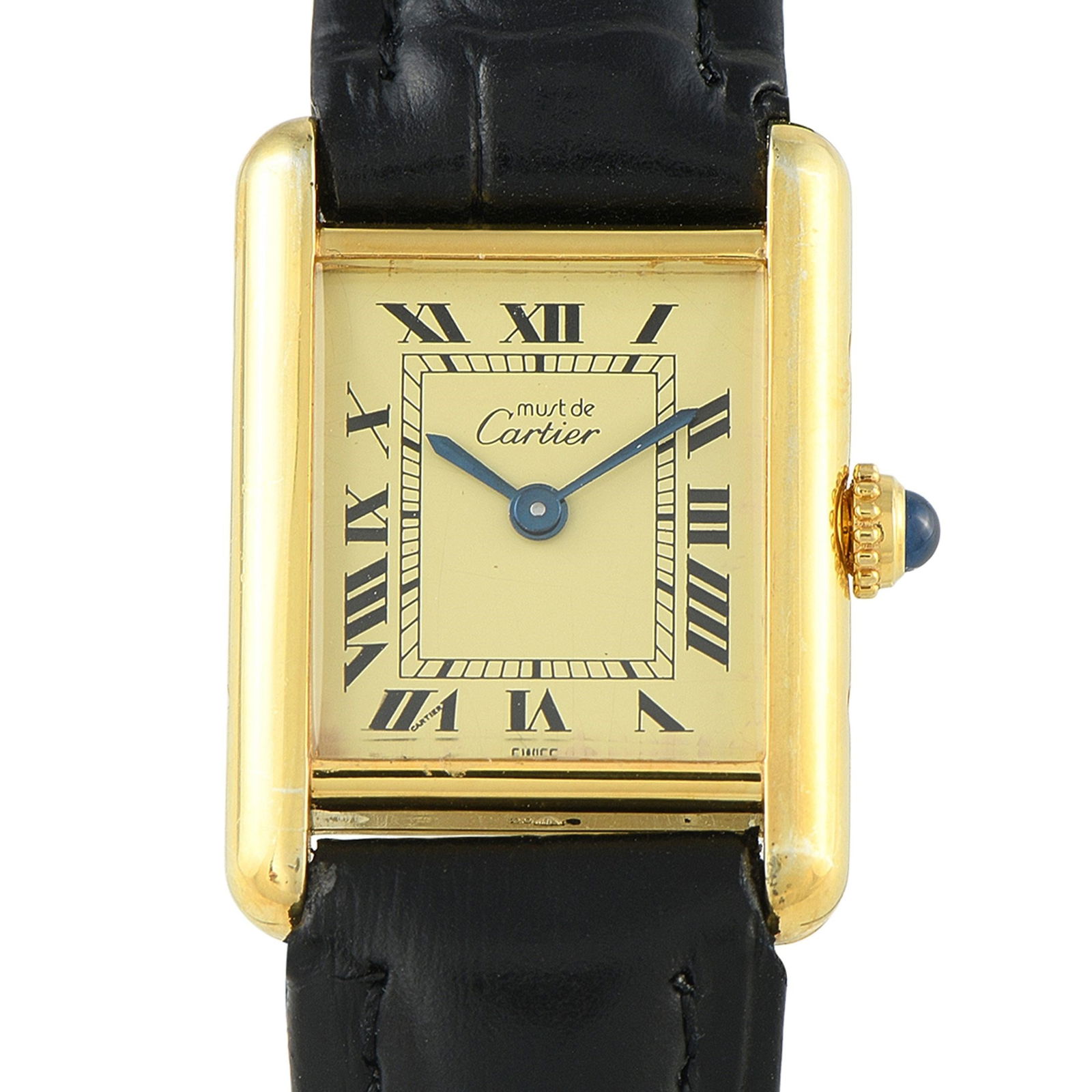 Cartier Must de Cartier Tank Vermeil Quartz Watch 5057001 (1 of 4)