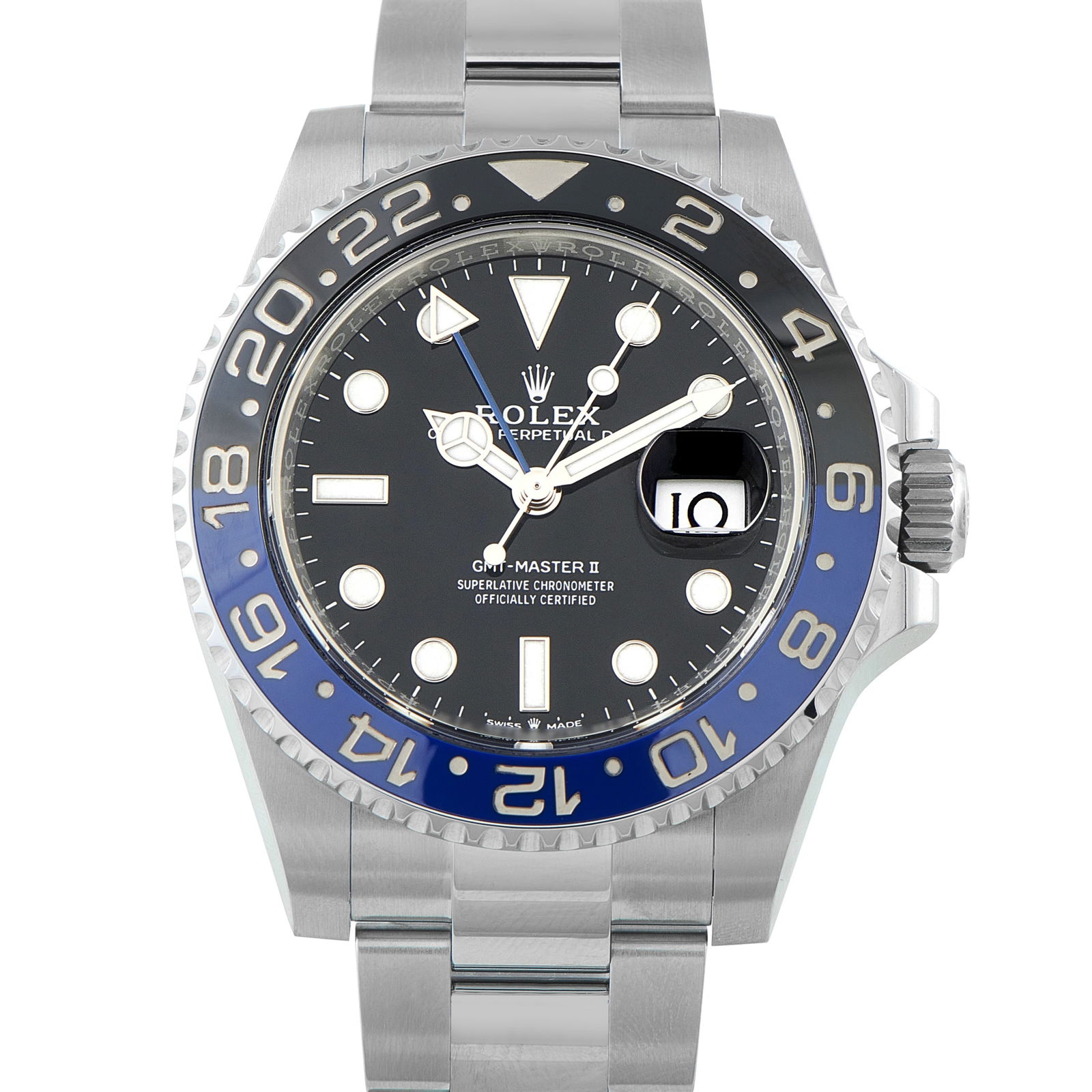 Rolex GMT-Master II Batman Steel Oyster Watch 126710BLNR (1 of 5)