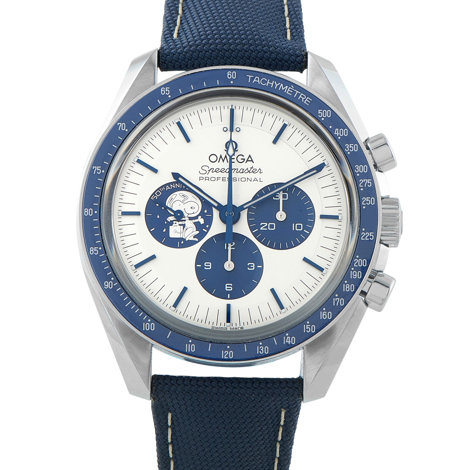 Omega Speedmaster Silver Snoopy Award Steel Watch 310.32.42.50.02.001: A tribute to space exploration, OMEGA’s Anniversary Series “Silver Snoopy Award” combines classic design with innovative features. It has a 42mm steel case, a ceramic bezel, and a silver-and