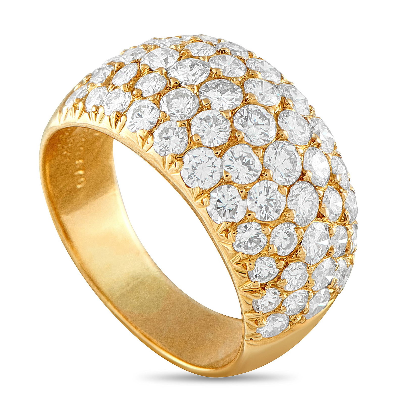 Van Cleef & Arpels 18K Yellow Gold 2.40ct Diamond Ring (1 of 4)