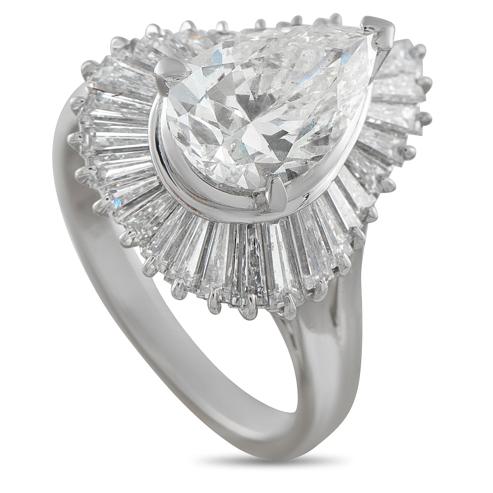 Exclusive Platinum 3.06ct Diamond Ring (1 of 4)
