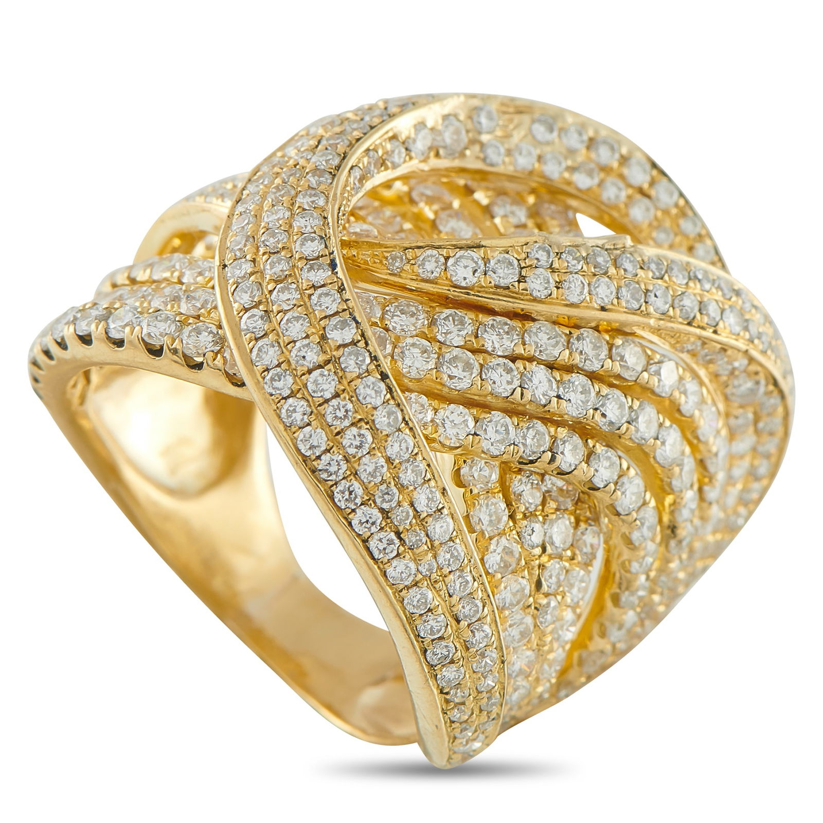 Exclusive 18K Yellow Gold 5.0ct Diamond Ring (1 of 4)