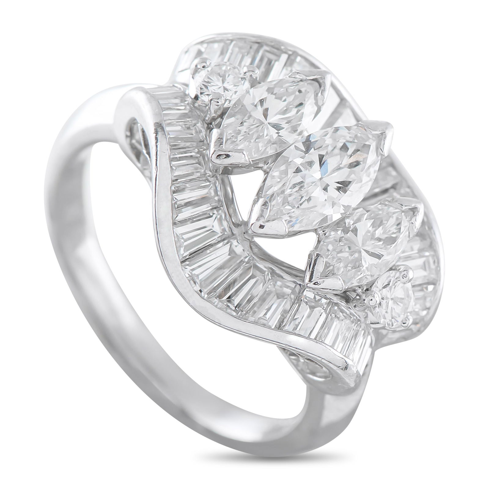 Exclusive Platinum 2.50ct Diamond Ring (1 of 4)