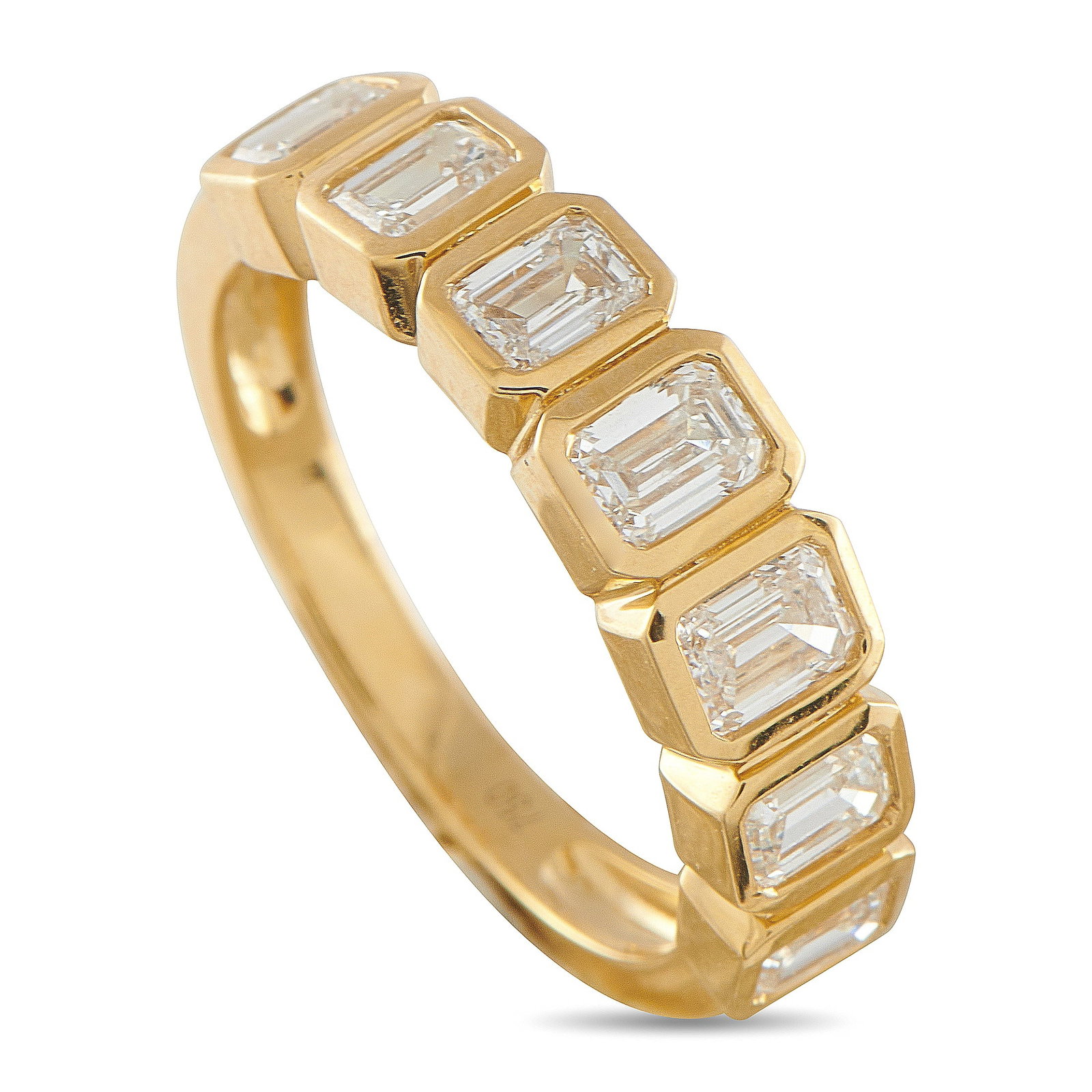 Exclusive 18K Yellow Gold 1.50ct Diamond 7-Stone Ring (1 of 4)
