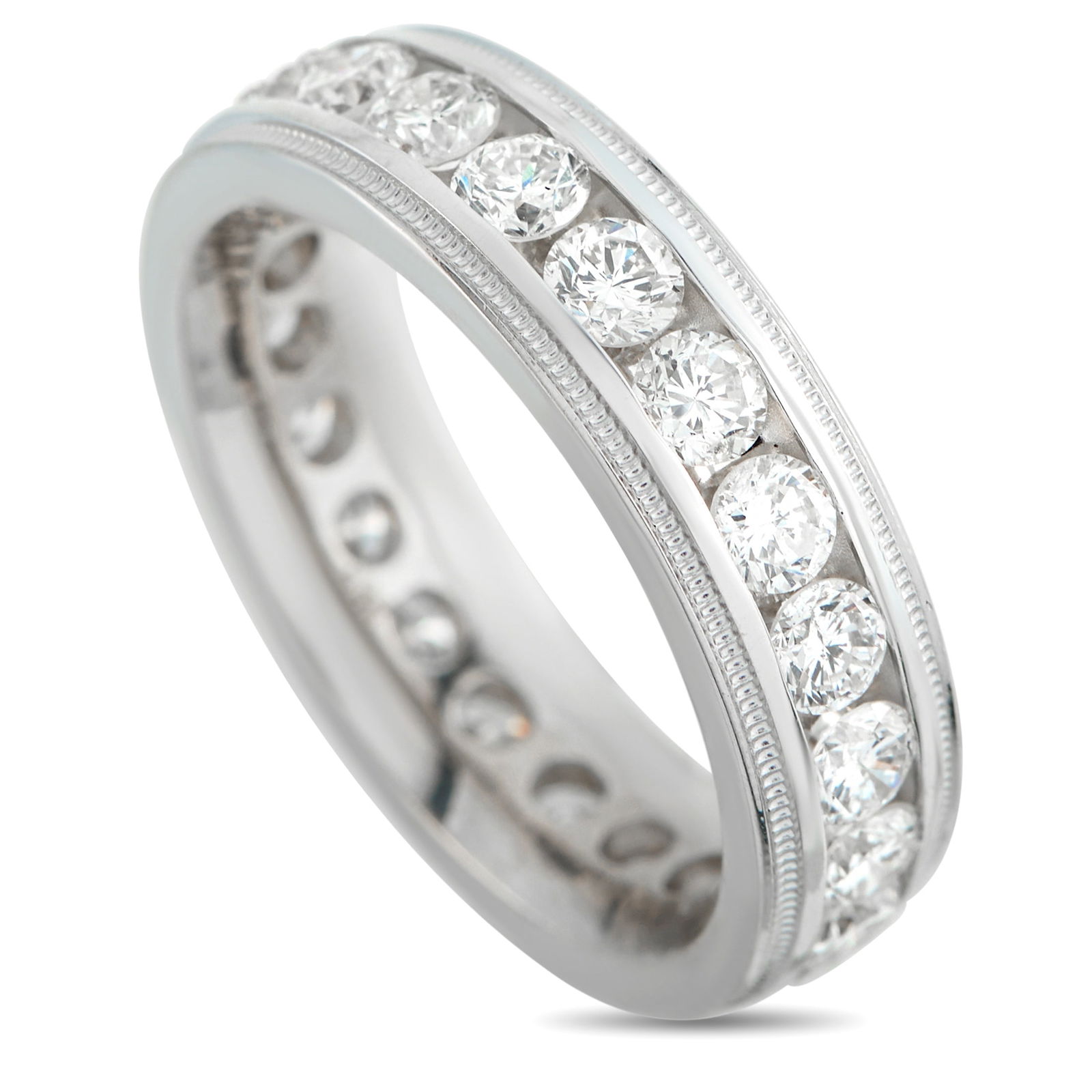 Exclusive 14K White Gold 2.0ct Diamond Eternity Ring (1 of 4)