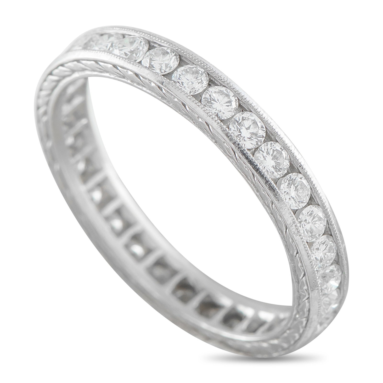 Exclusive Platinum 1.0ct Diamond Eternity Band (1 of 3)