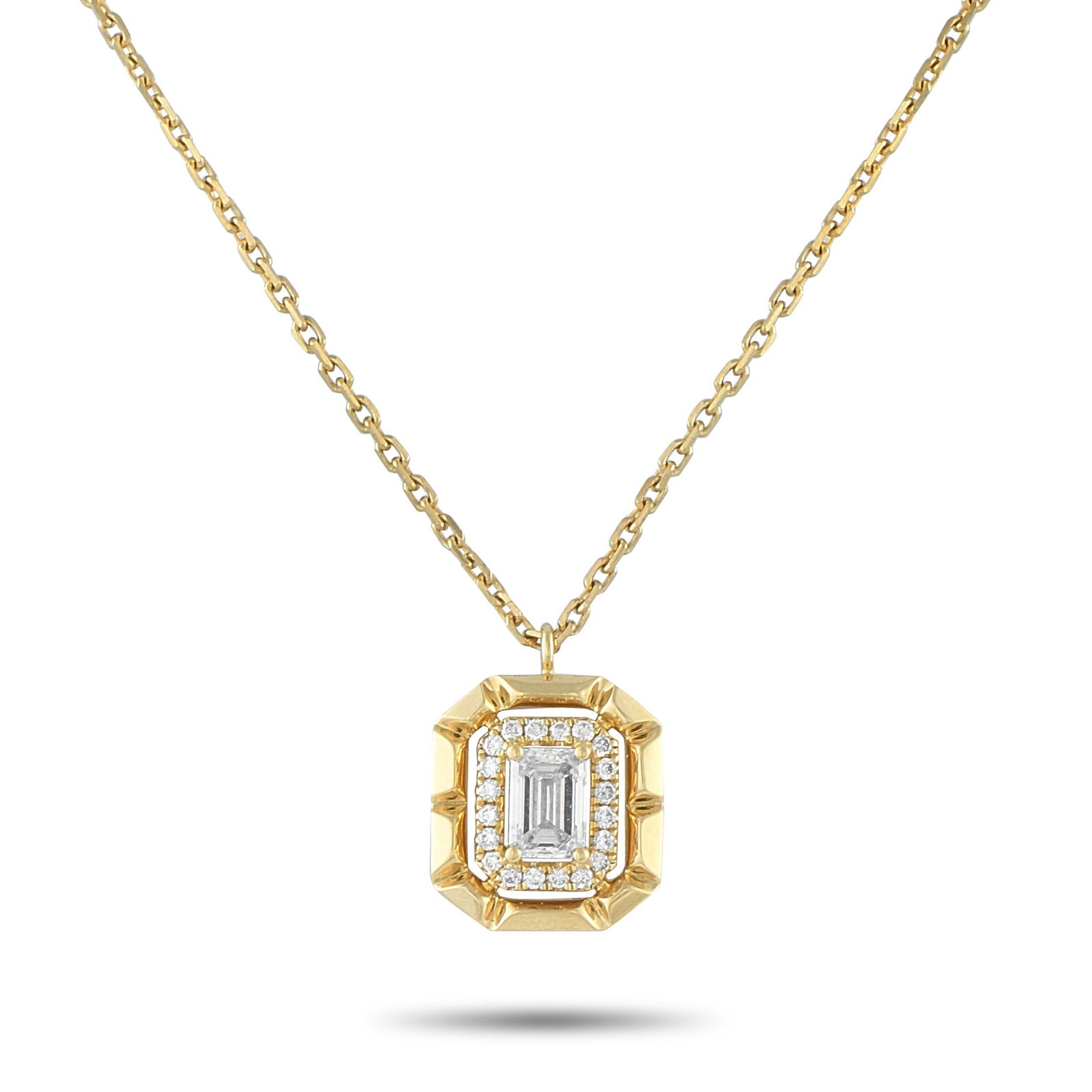 Exclusive 18K Yellow Gold 0.62ct Diamond Necklace (1 of 4)