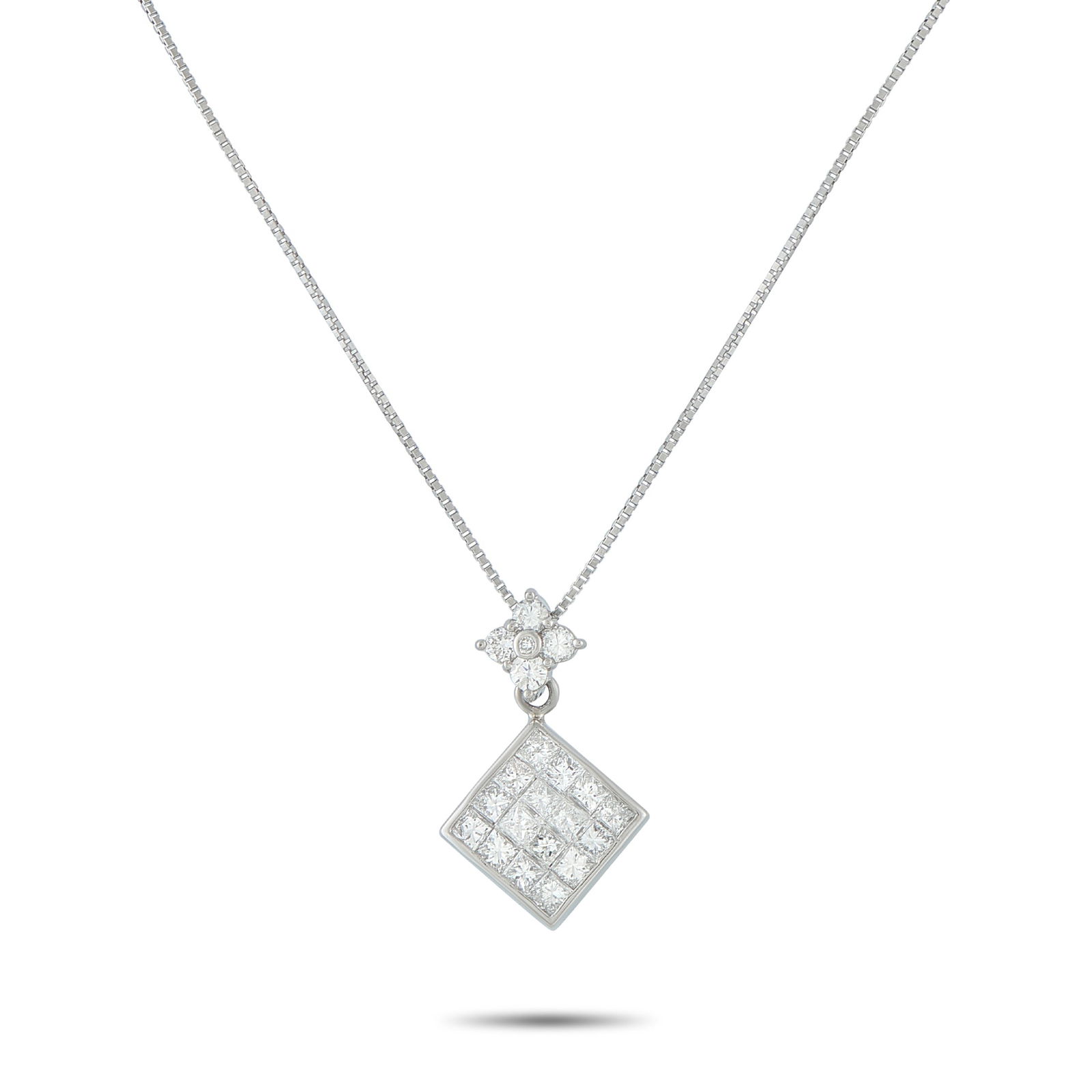 Exclusive Platinum 1.21ct Diamond Necklace (1 of 4)