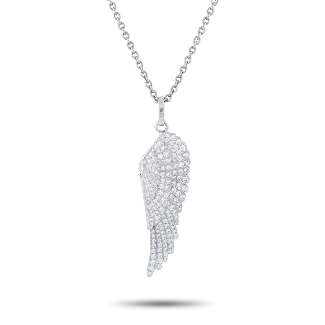 GARRARD Wings 18K White Gold 1.35ct Diamond Pendant Necklace (1 of 5)