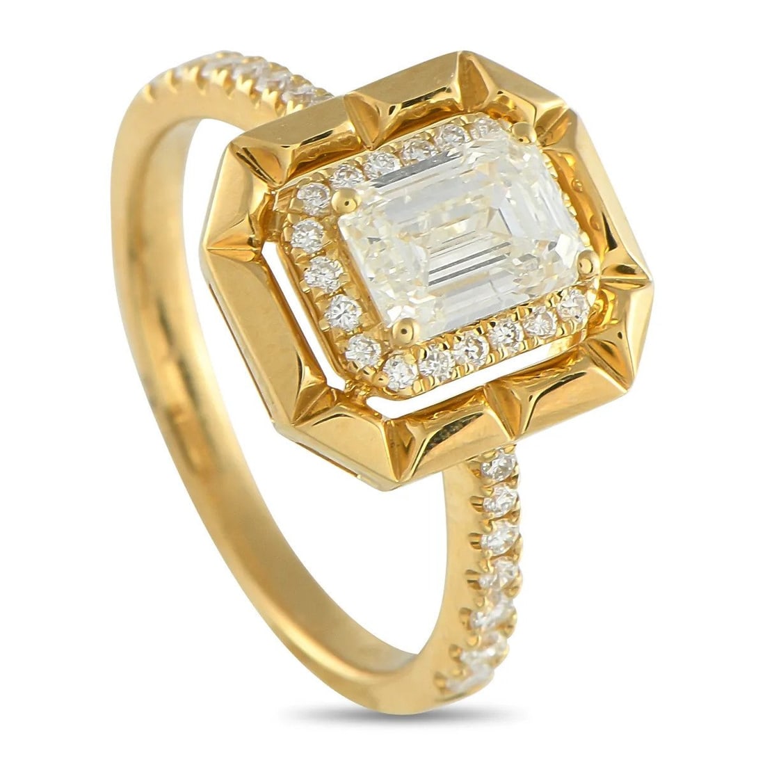 18K Yellow Gold 1.27ct Diamond Ring (1 of 5)