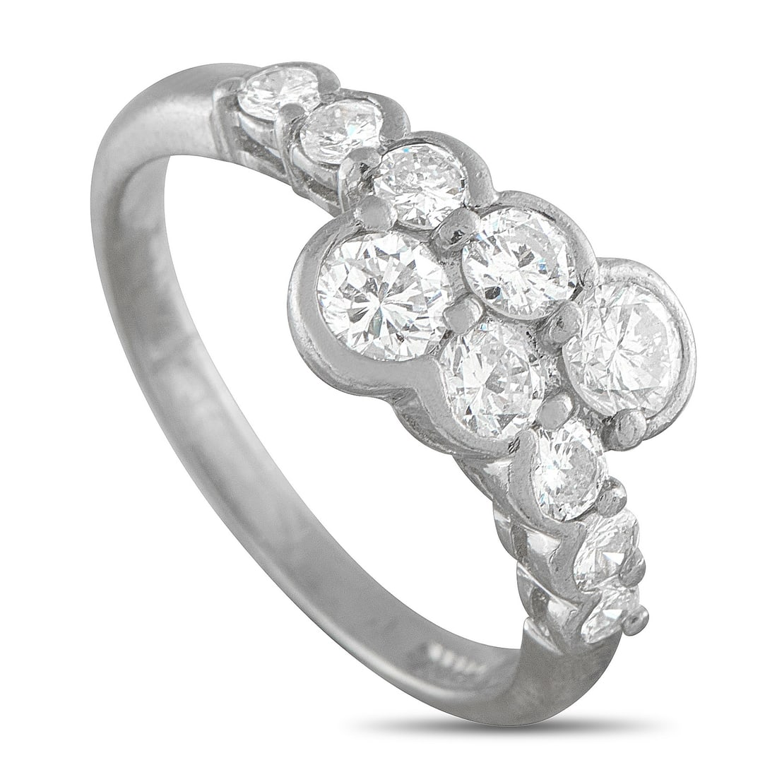 Platinum 1.0ct Diamond Ring (1 of 4)