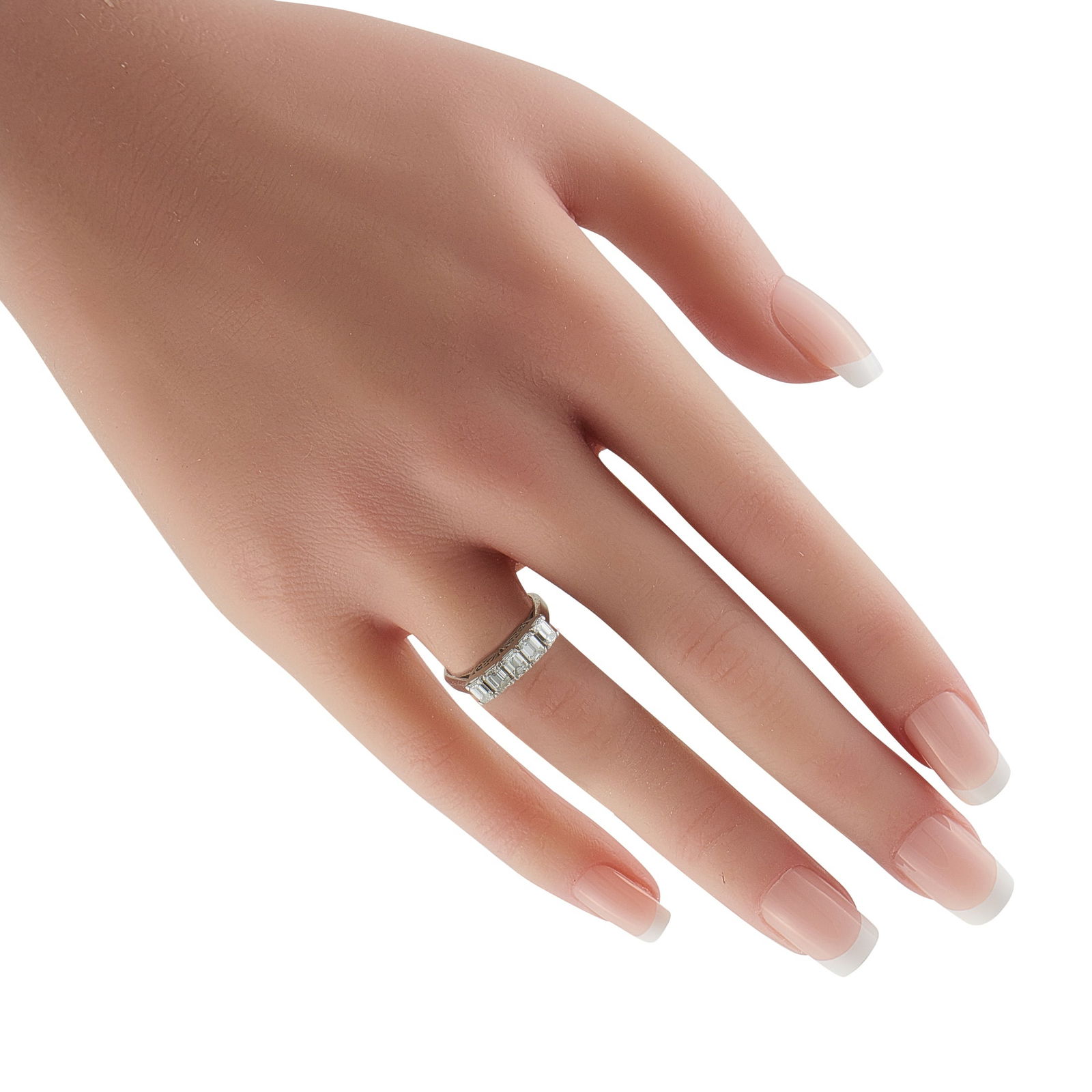 Platinum 1.01ct Diamond Ring - 3