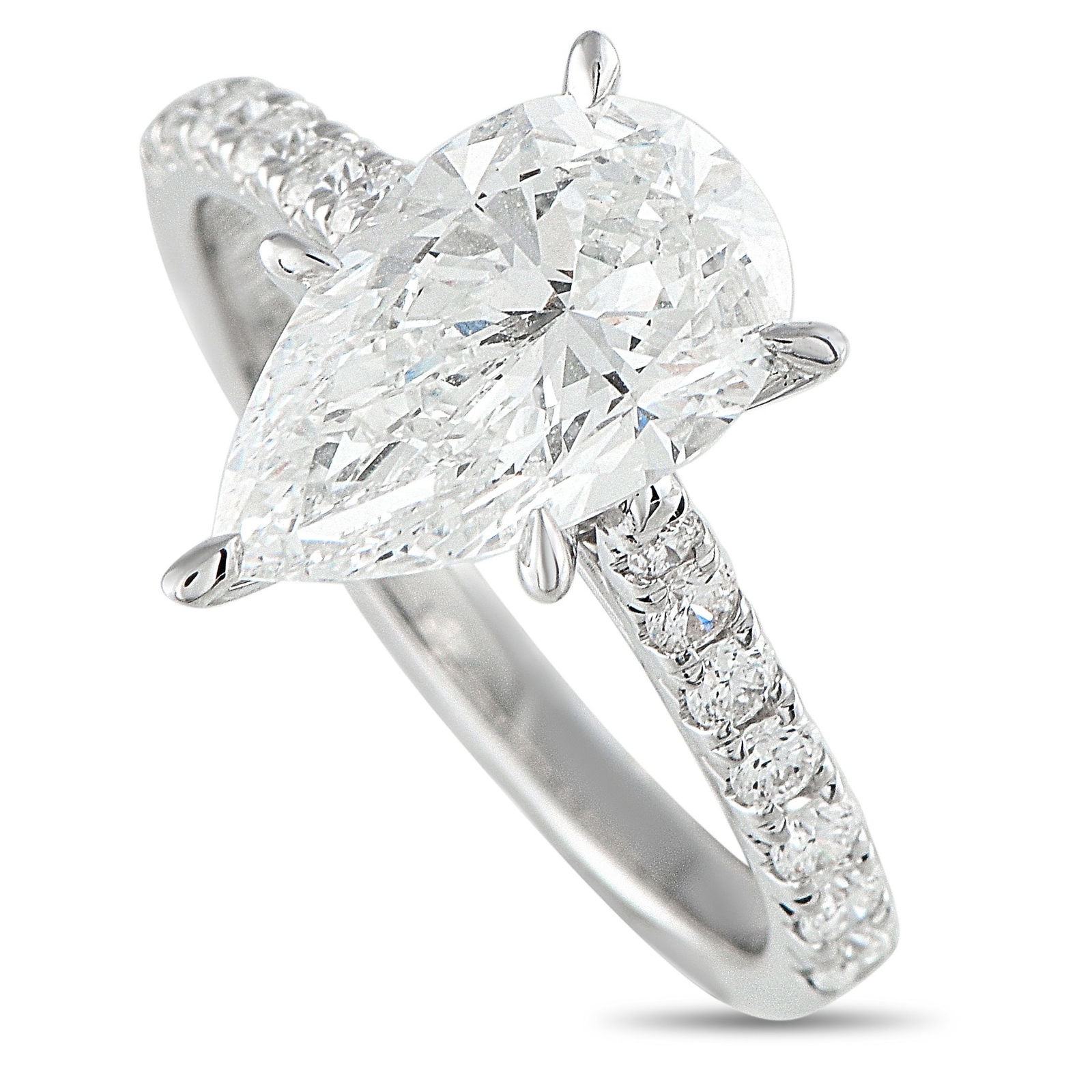 14K White Gold 2.94ct Lab-Grown Diamond Ring (1 of 5)
