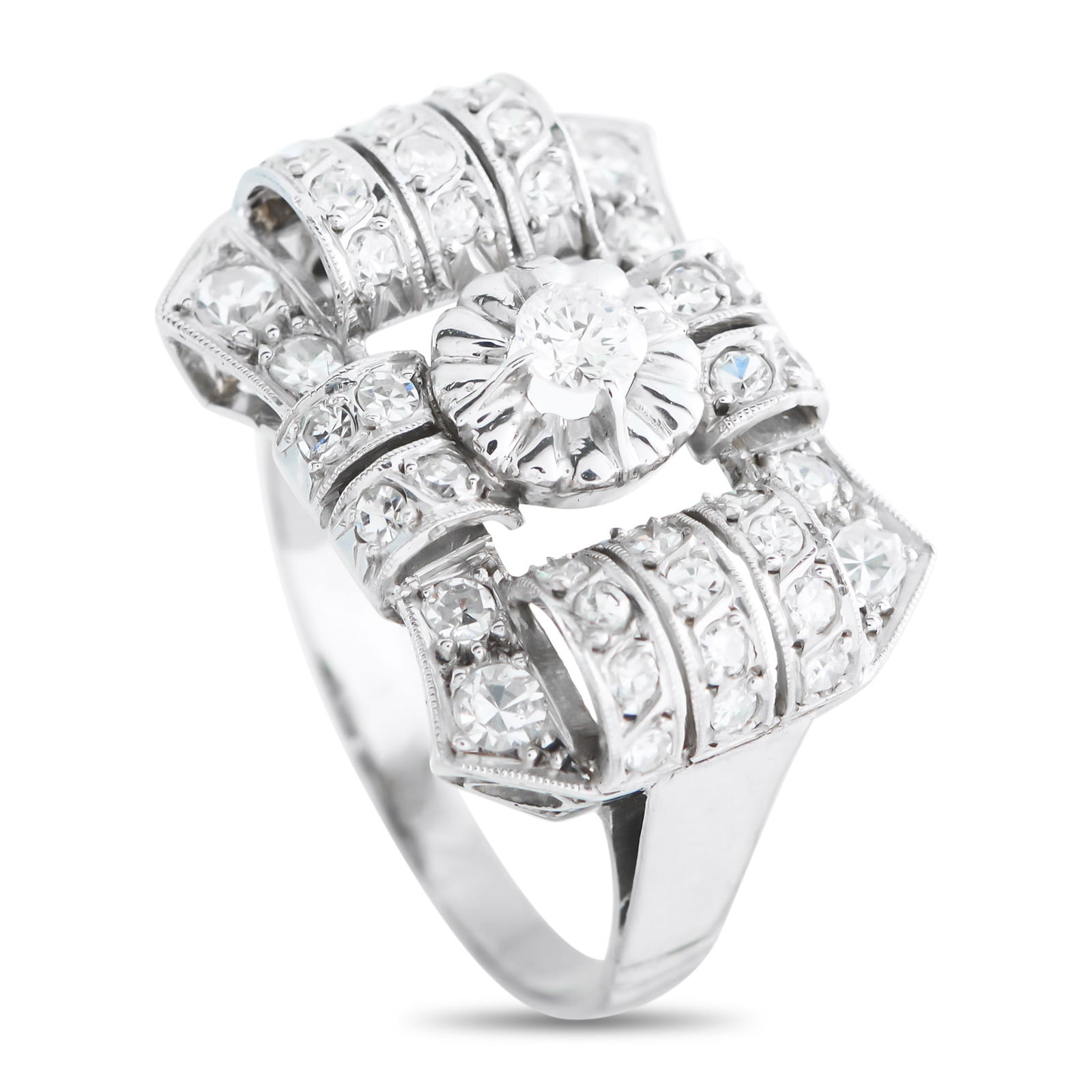 Exclusive 14K White Gold 0.68ct Diamond Ring (1 of 3)